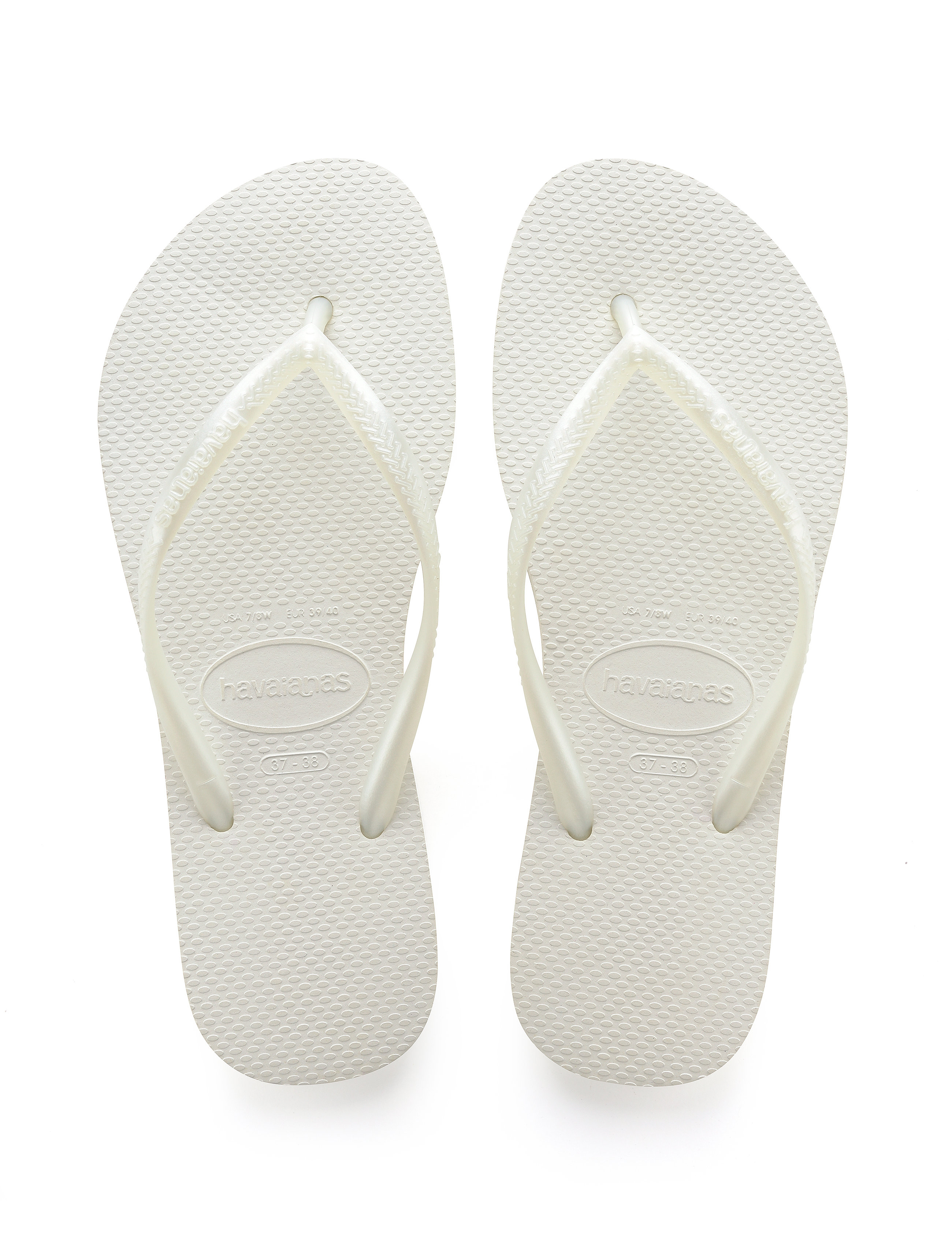 Havaianas Hav. Slim, Mænd, Slim Klipklapper, Hvid, Str: 41-42