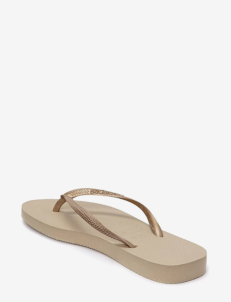 Havaianas - Hav. Slim - japonki - 2719 sandgrey/l.gold - 1