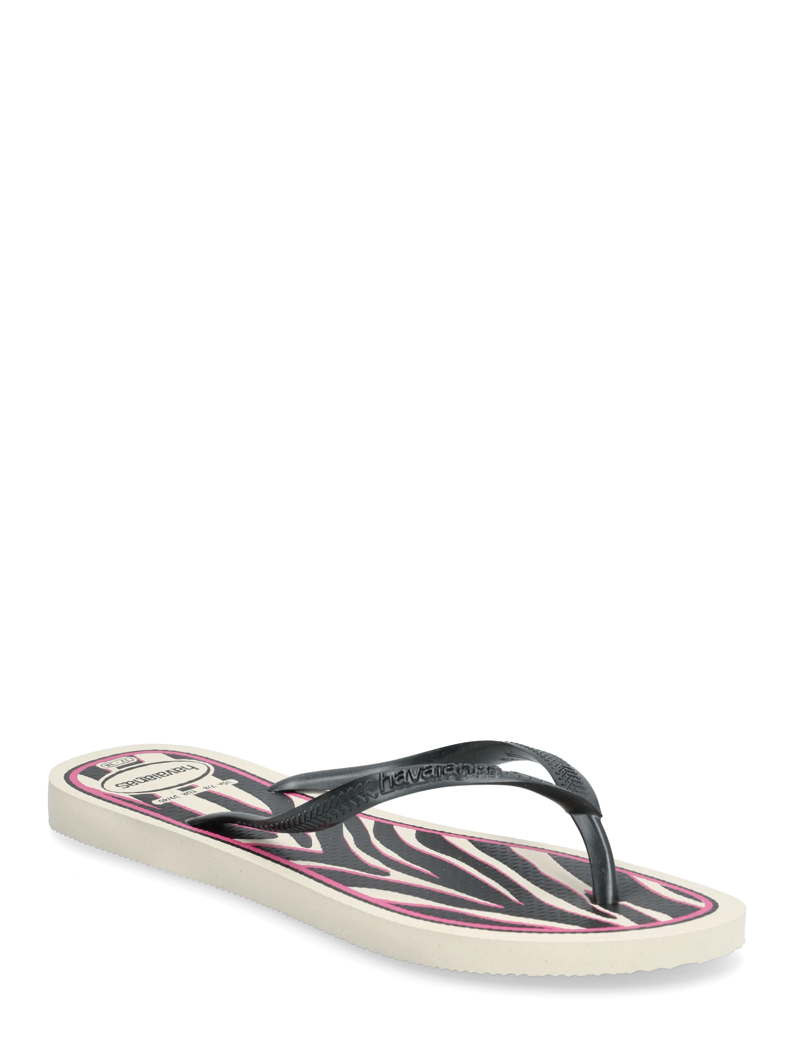Havaianas Hav. Slim Animals - Havaianas - 7018 BEIGE/DARK GREY / pink/rose