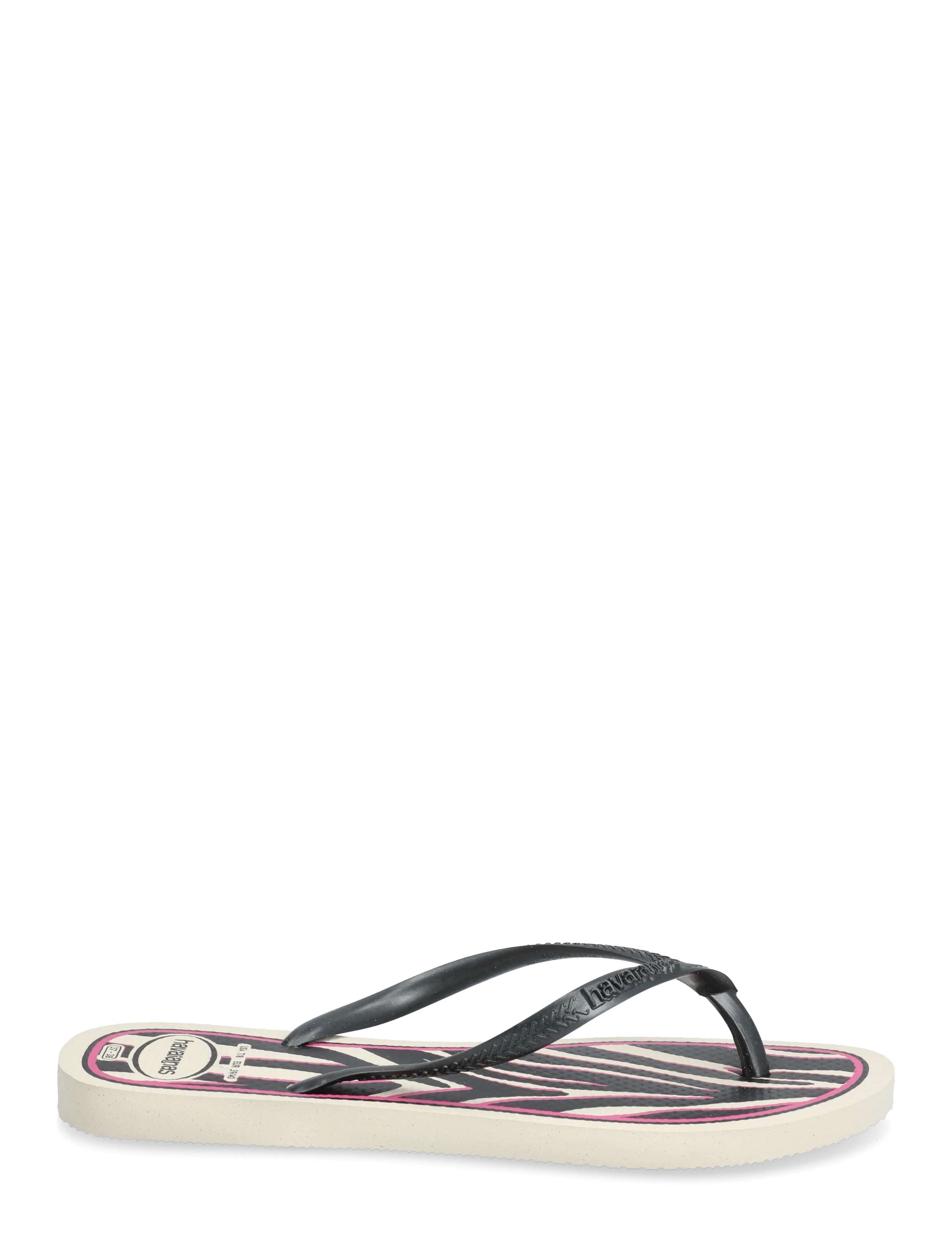 Havaianas - Hav. Slim Animals - klipklapper - 7018 beige/dark grey - 1