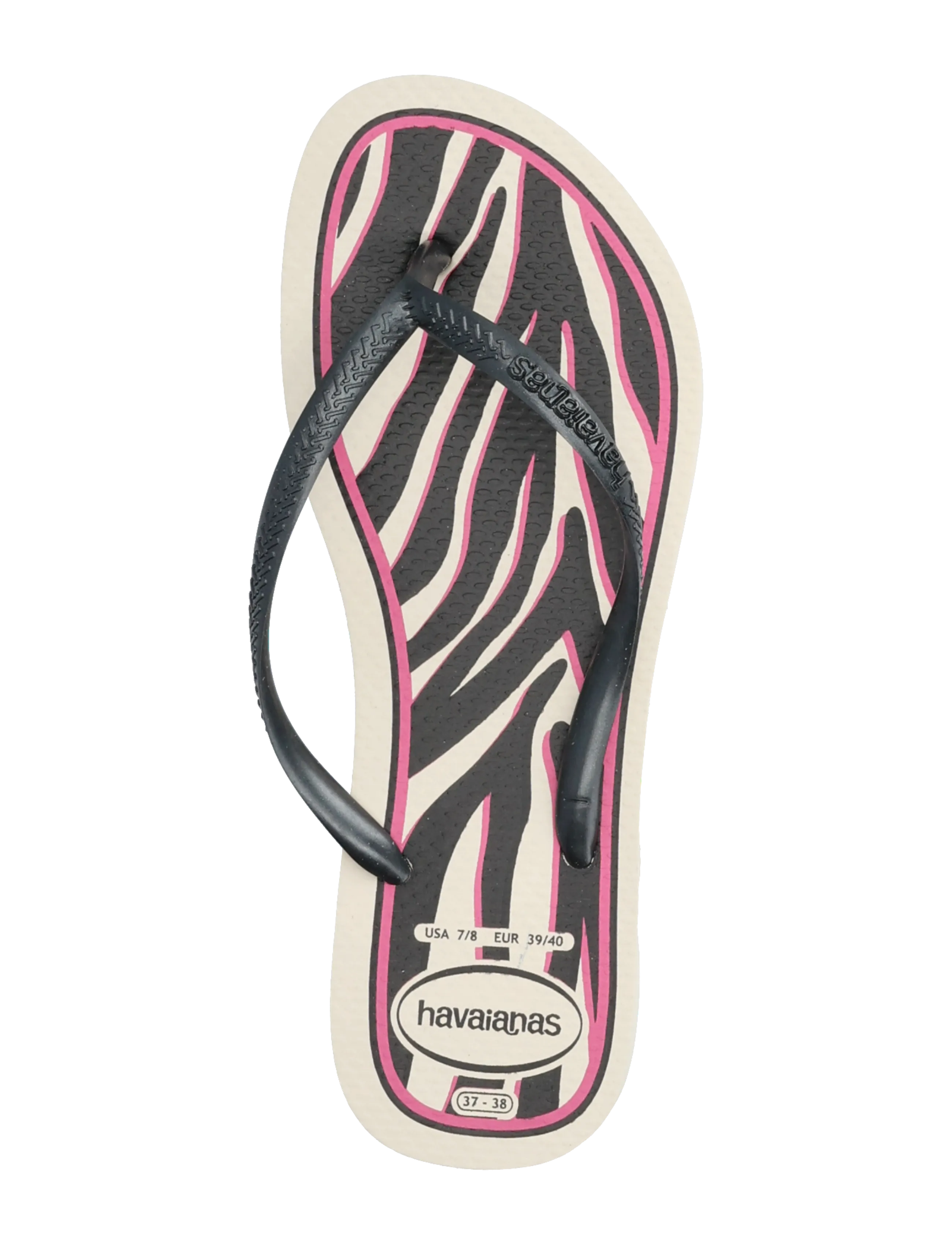 Havaianas - Hav. Slim Animals - klipklapper - 7018 beige/dark grey - 3