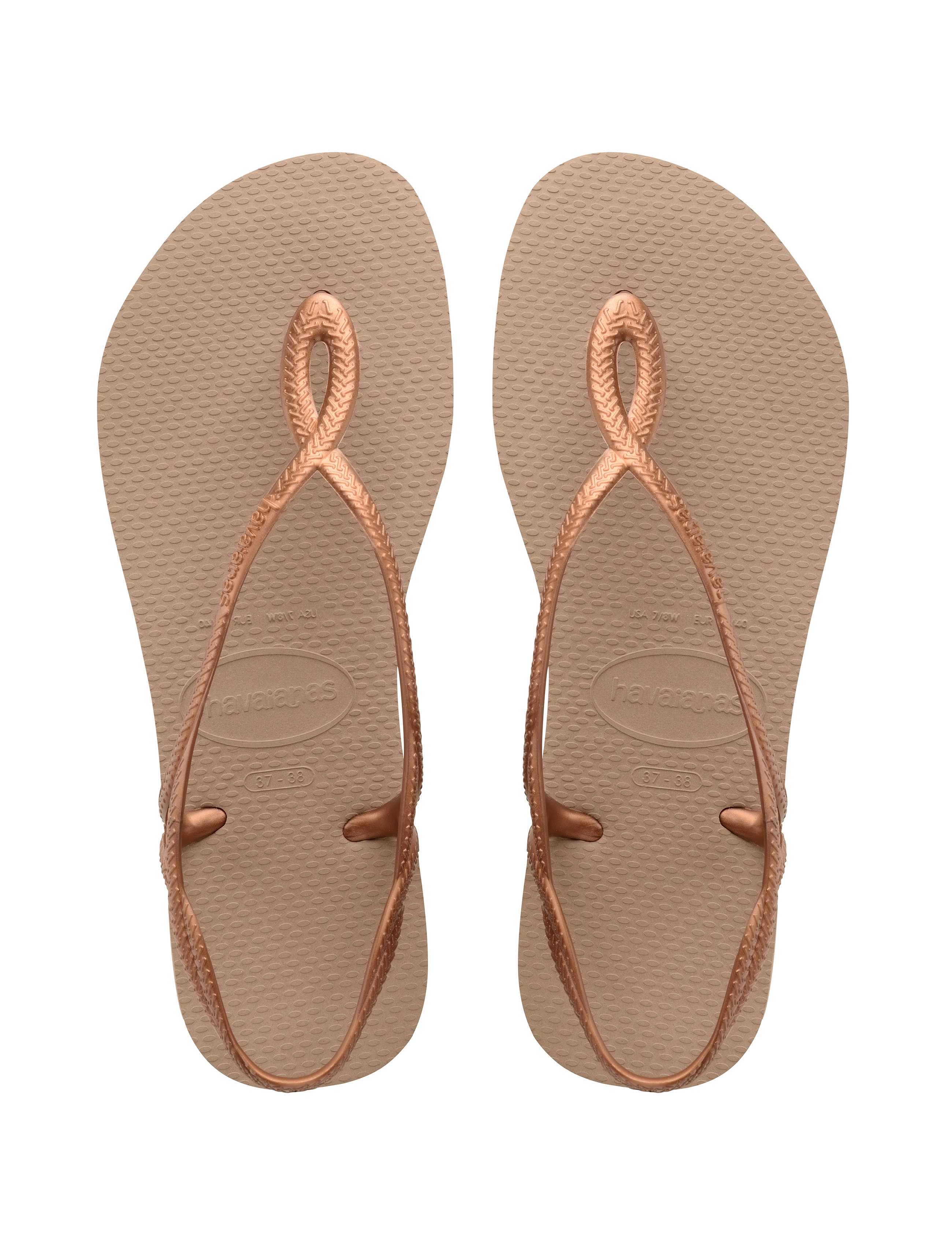 Havaianas Hav. Luna, 37-38, Sandals, Braun - Flip Flops, Frauen