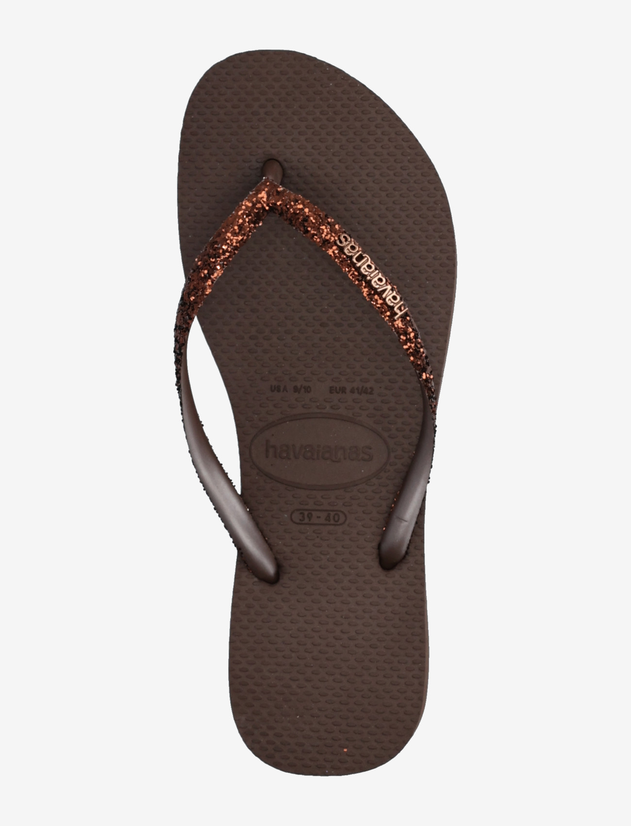 Havaianas - Hav. Slim Glitter II - plätud - 0727 dark brown - 3