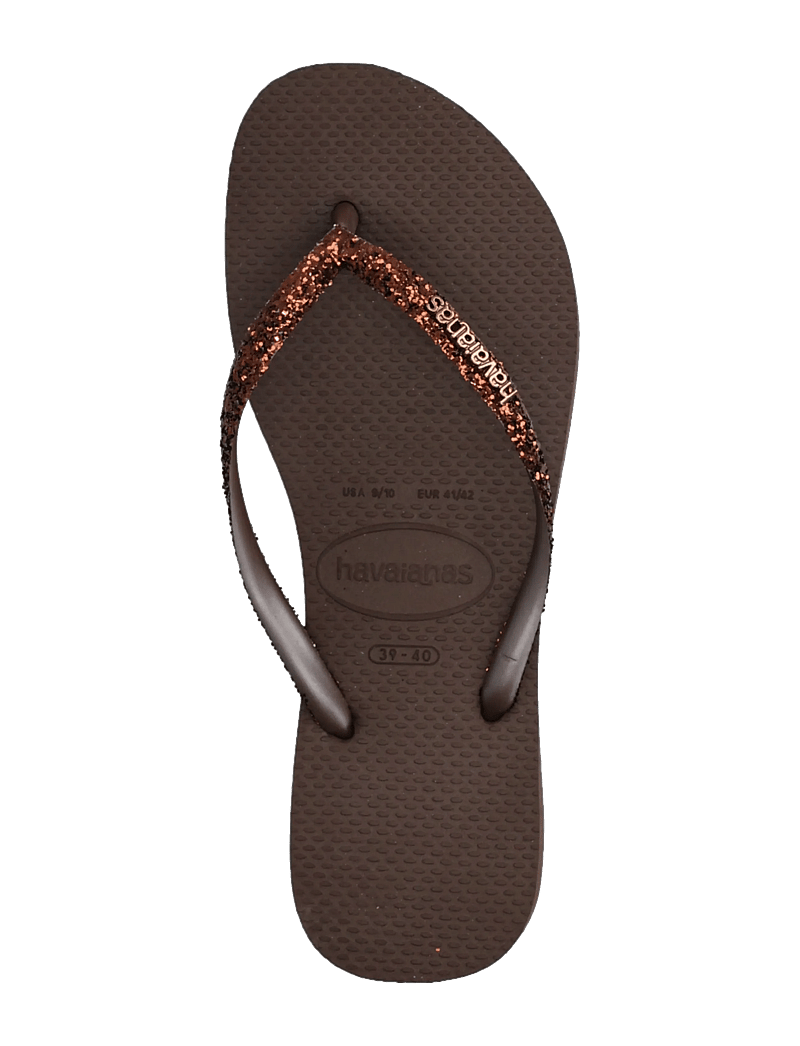 Havaianas - Hav. Slim Glitter II - flip flops - 0727 dark brown - 3