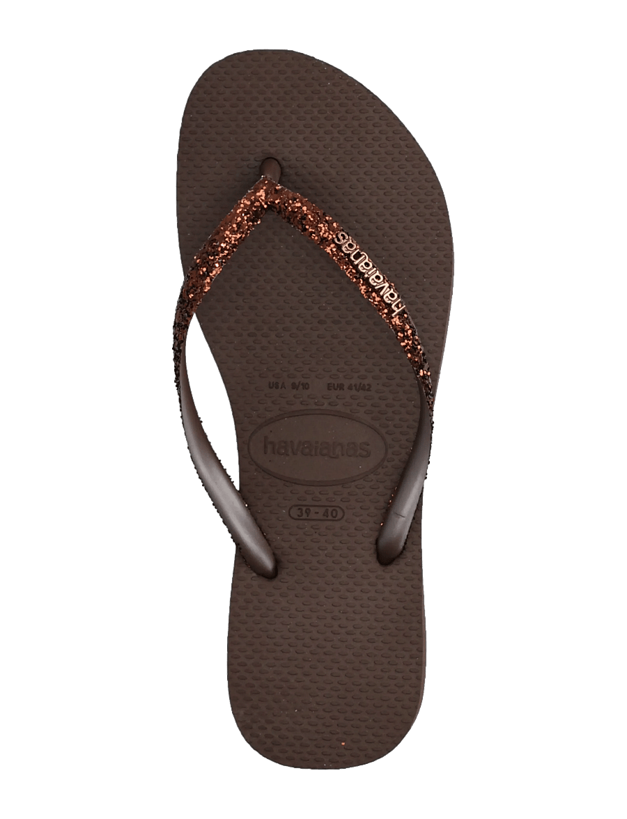 Havaianas - Hav. Slim Glitter II - flip flops - 0727 dark brown - 3