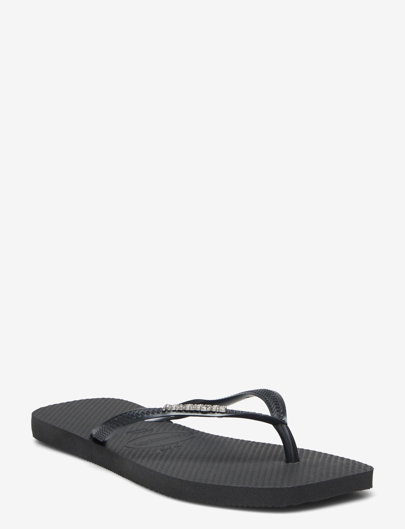 Havaianas - Hav. Square Logo Metallic - japonki - 2976 black/silver - 0