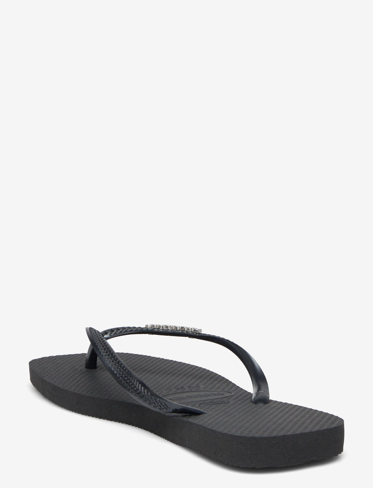 Havaianas - Hav. Square Logo Metallic - japonki - 2976 black/silver - 2