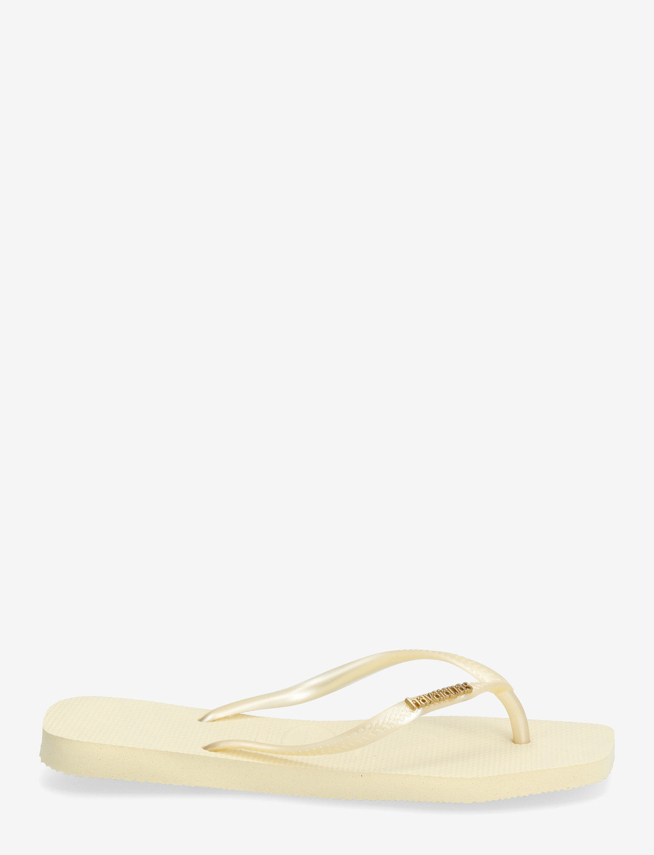 Havaianas - Hav Slim Square Logo Metallic - flip flops - 9256 buttercream - 1
