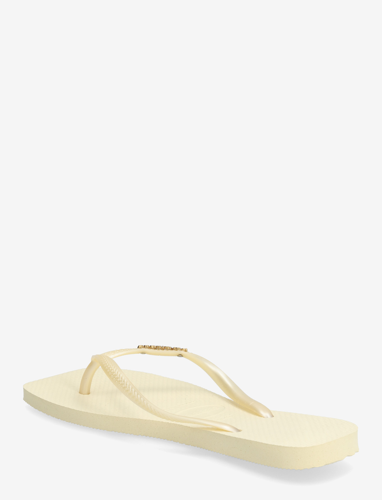 Havaianas - Hav Slim Square Logo Metallic - flip flops - 9256 buttercream - 2