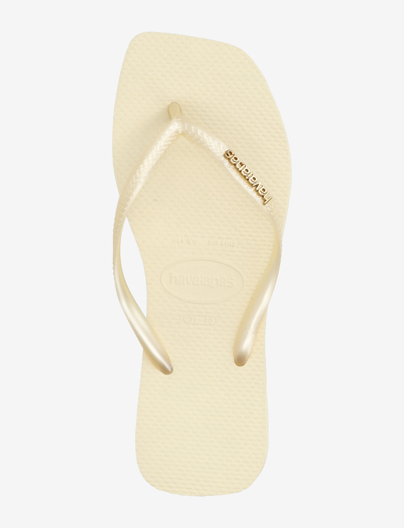 Havaianas - Hav Slim Square Logo Metallic - flip flops - 9256 buttercream - 3