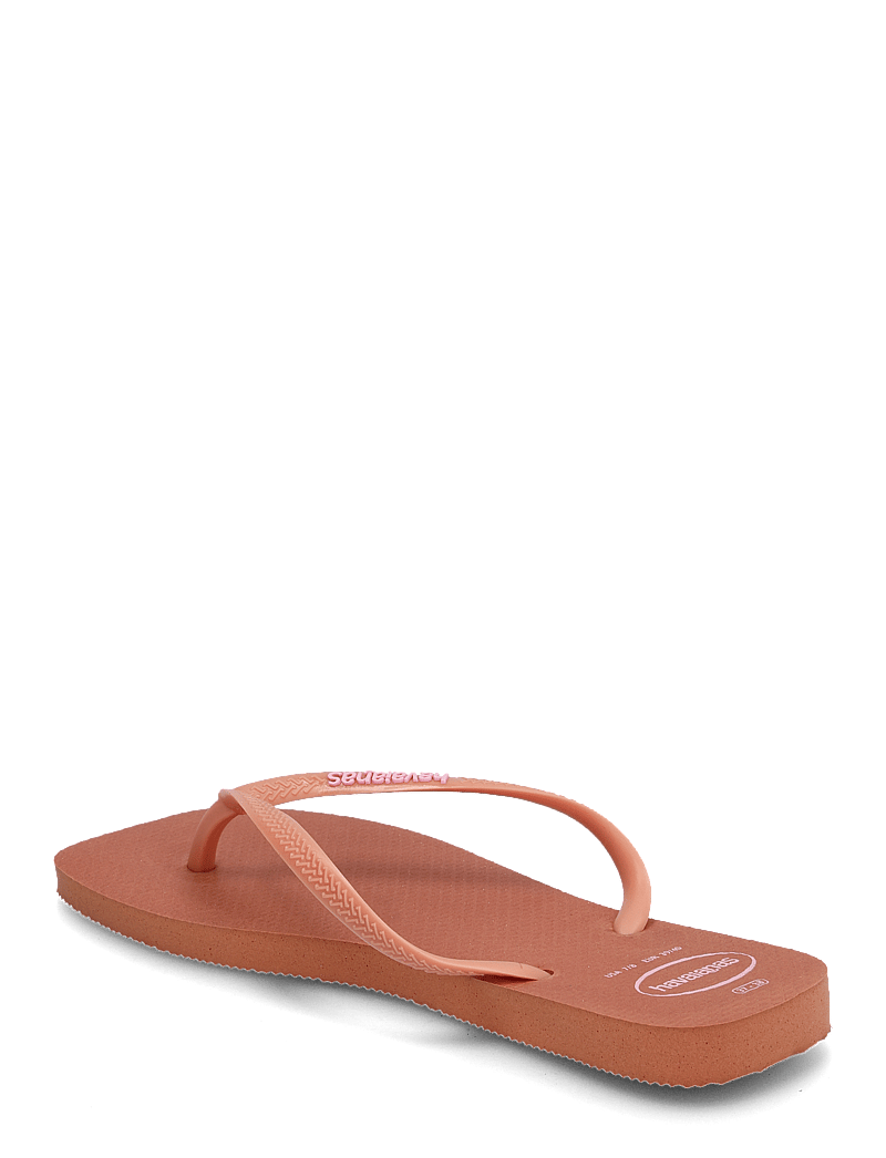 Havaianas - Hav. Square Logo Pop U - plätud - 9259 pink clay - 2