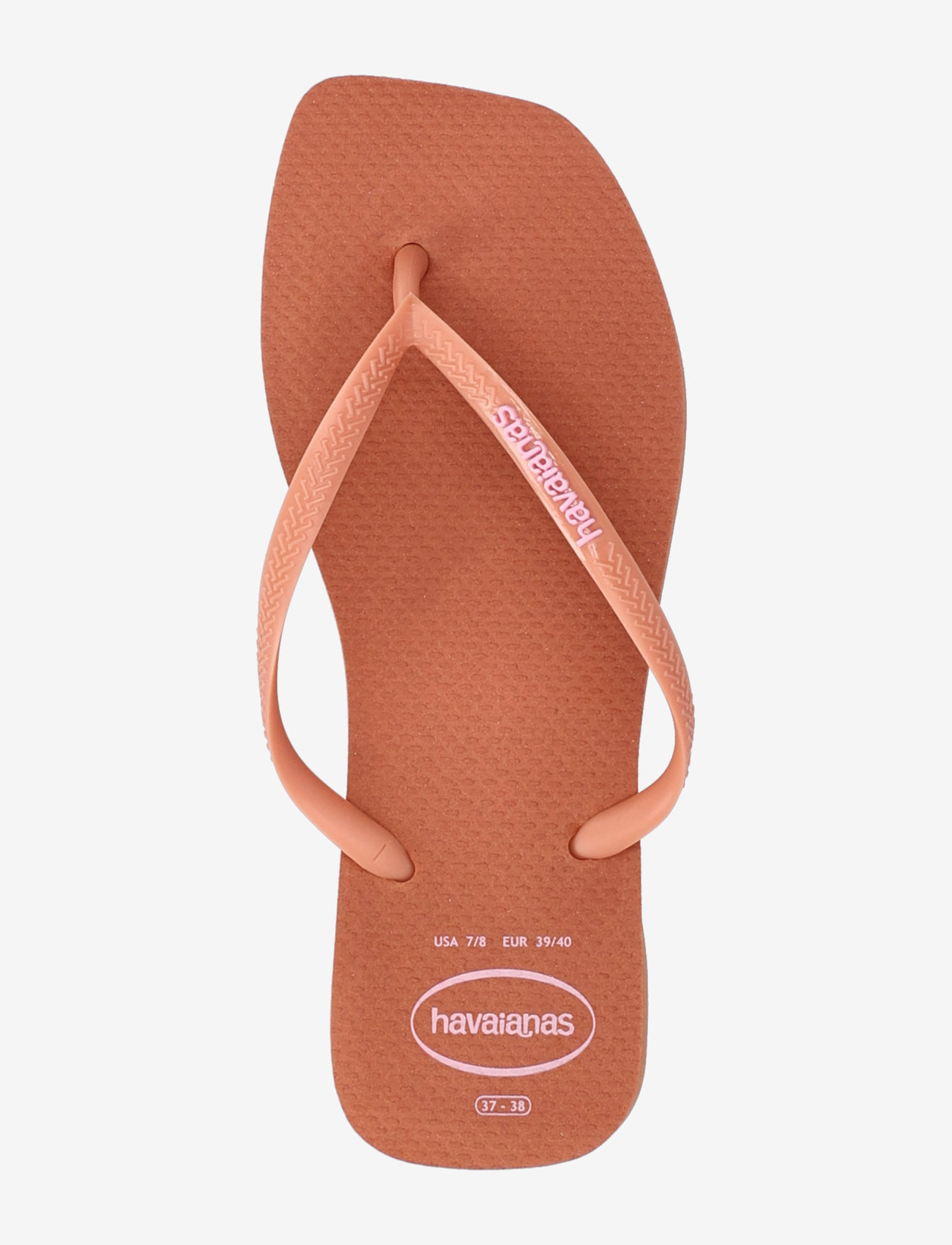 Havaianas - Hav. Square Logo Pop U - plätud - 9259 pink clay - 3