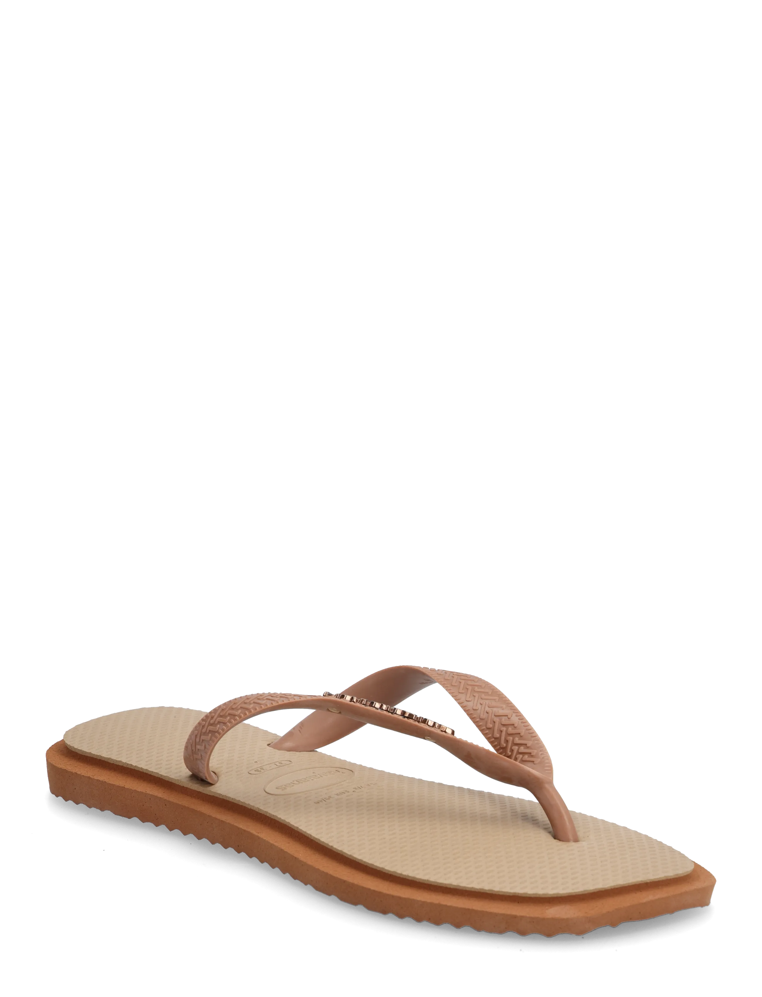 Havaianas Hav. Top Square Fusion - Flip Flops - 4258 ROSE GOLD/RUST / brown