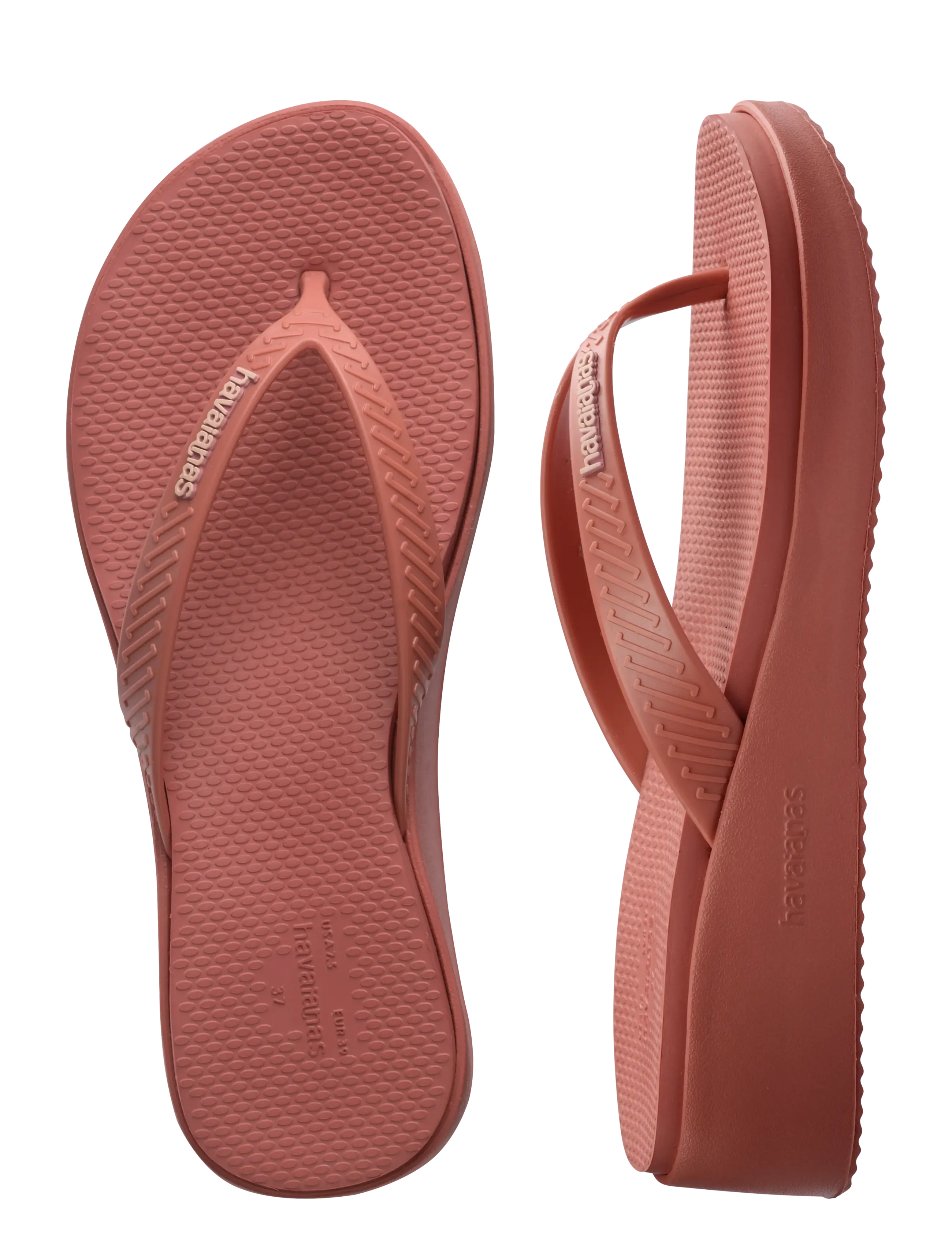 Havaianas - Hav. High Platform II - Šlepetės per pirštą - 1121 canyon clay - 4