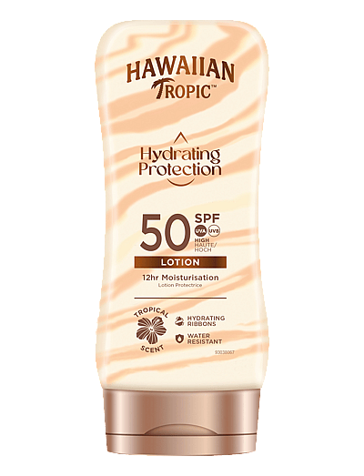 Hawaiian Tropic Hydrating Protection Lotion SPF50 180 ml - Keha - CLEAR / undefined