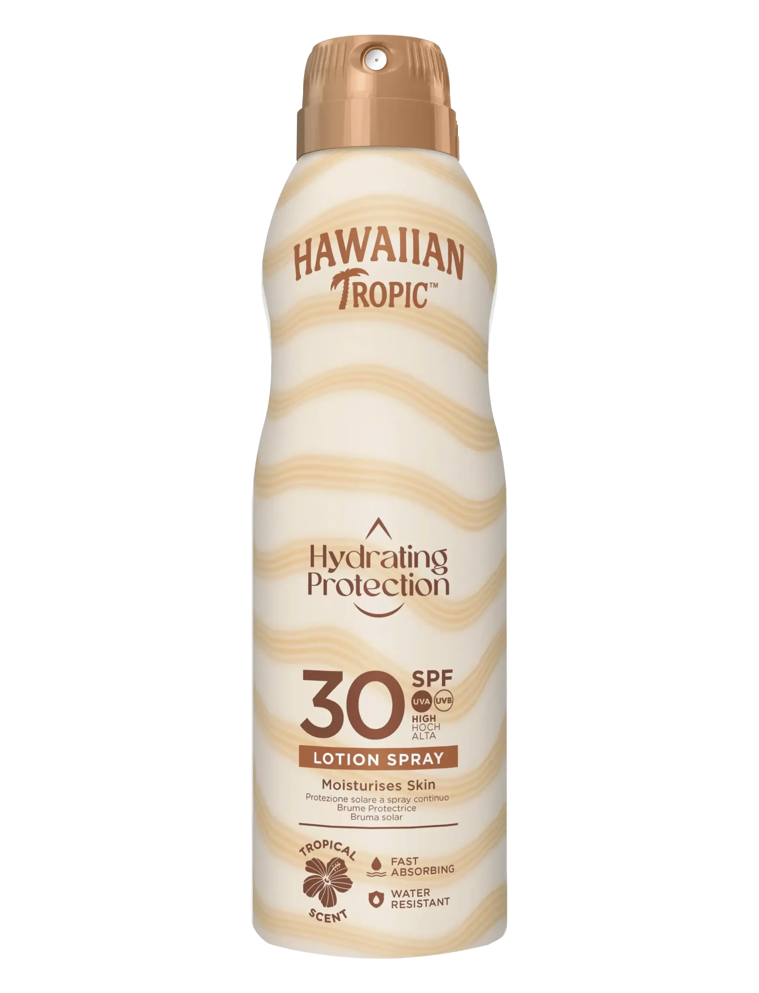 Hawaiian Tropic Silk Hydration Air Soft C-Spray Spf30 177 Ml, Solpleje, Nude, Str: 177 ml