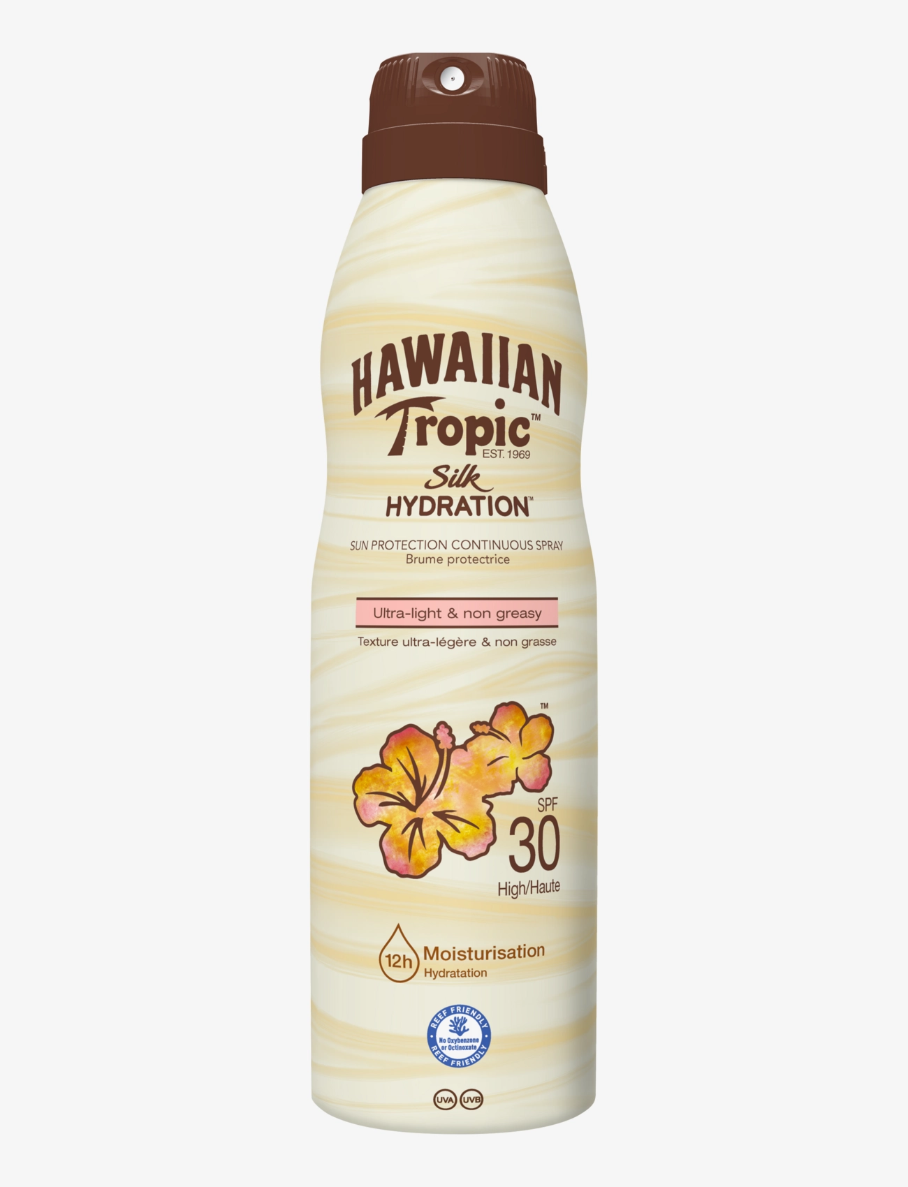 Hawaiian Tropic Silk Hydration Air Soft C-spray SPF30 177 ml - Aurinkotuotteet - CLEAR / undefined
