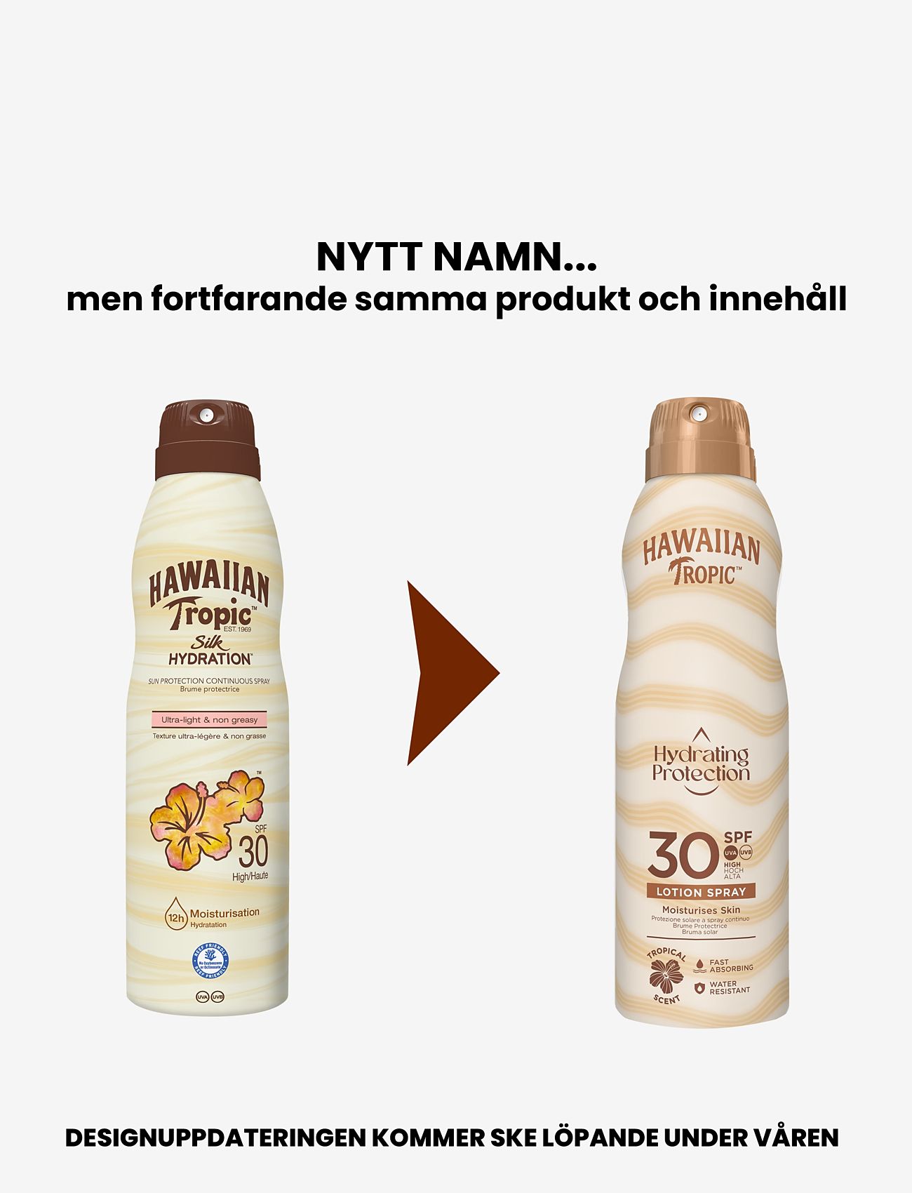 Hawaiian Tropic - Silk Hydration Air Soft C-spray SPF30 177 ml - suncare - clear - 1