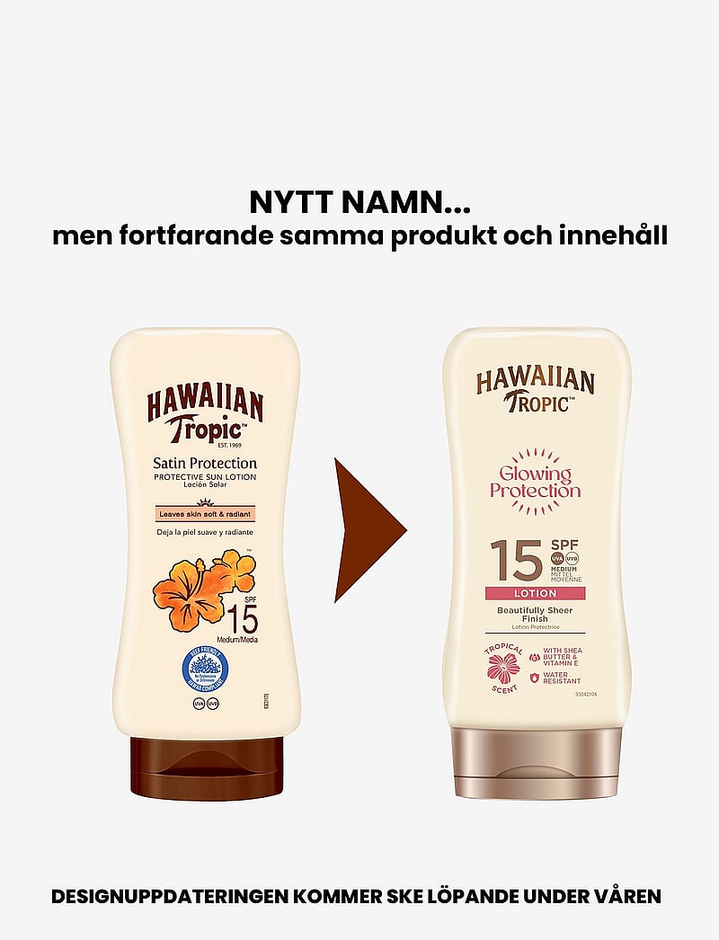 Hawaiian Tropic - Glowing Protection Lotion SPF15 180 ml - til kroppen - clear - 1