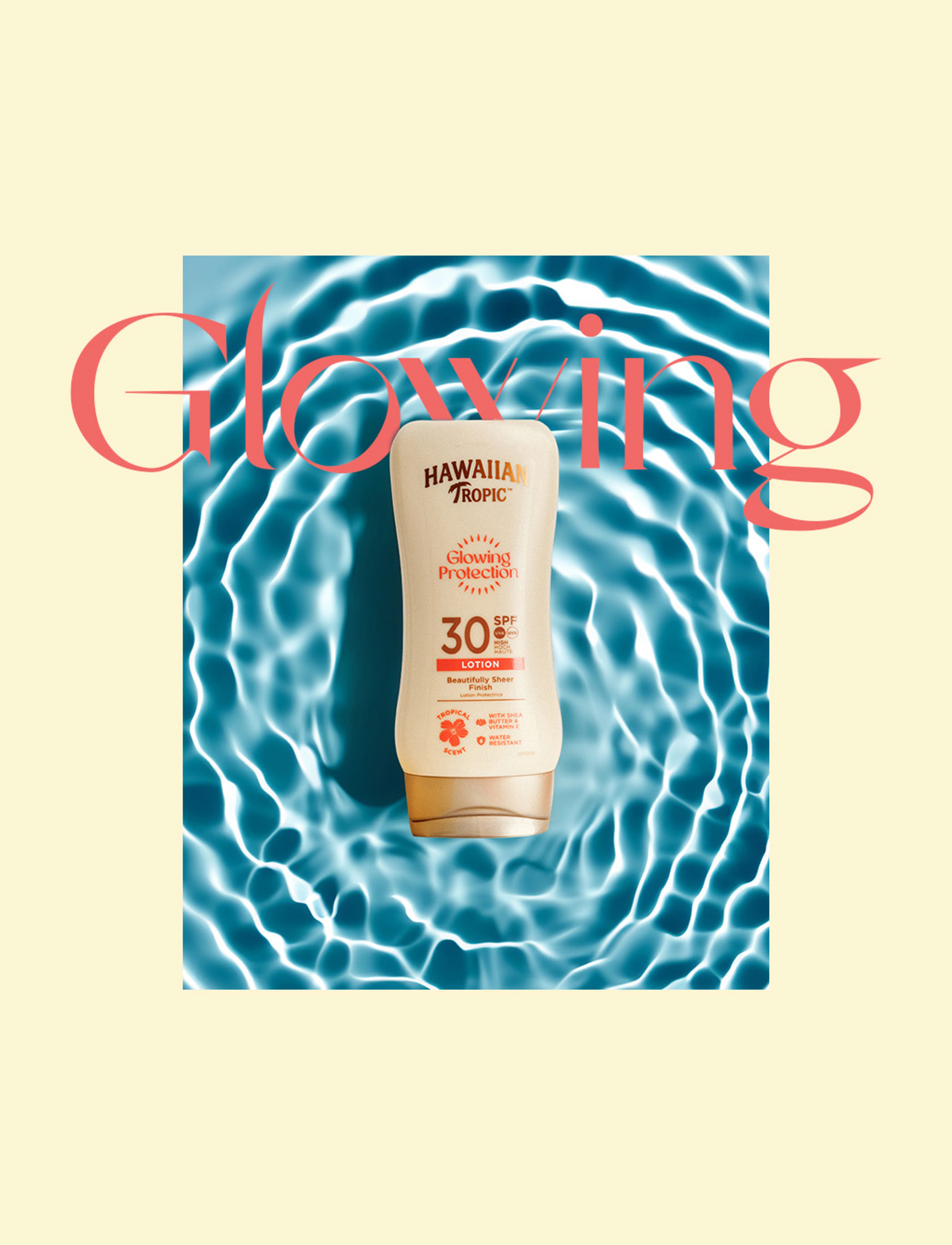 Hawaiian Tropic - Glowing Protection Lotion SPF30 - clear - 3