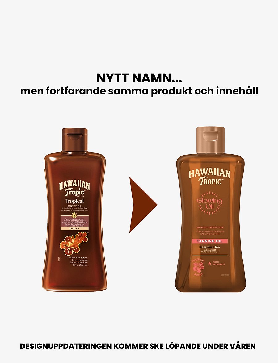 Hawaiian Tropic - Tanning Oil Dark 200 ml - keha - clear - 1