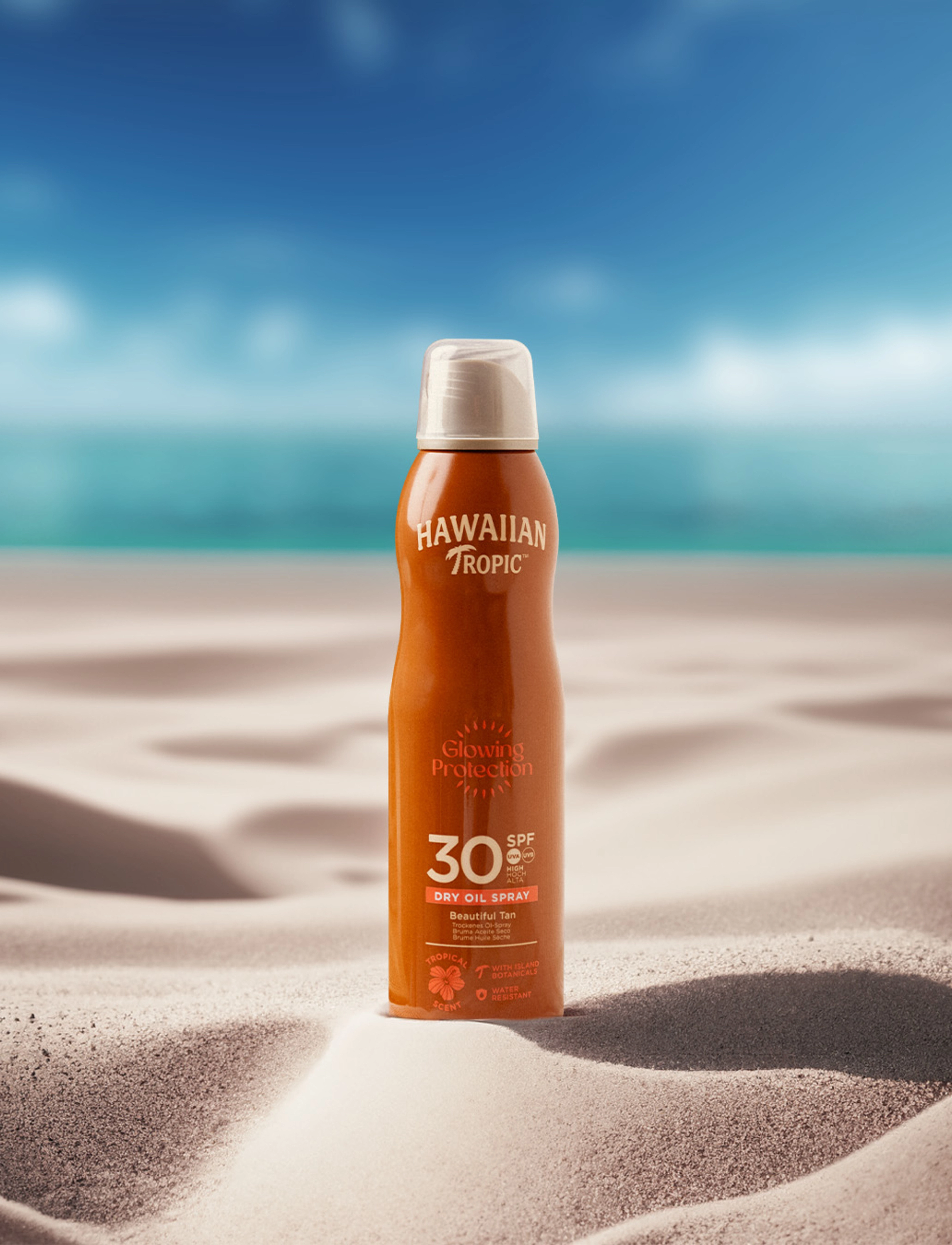 Hawaiian Tropic - Dry Oil Coco&Mango C-spray SPF30 180 ml - Ķermenim - clear - 3