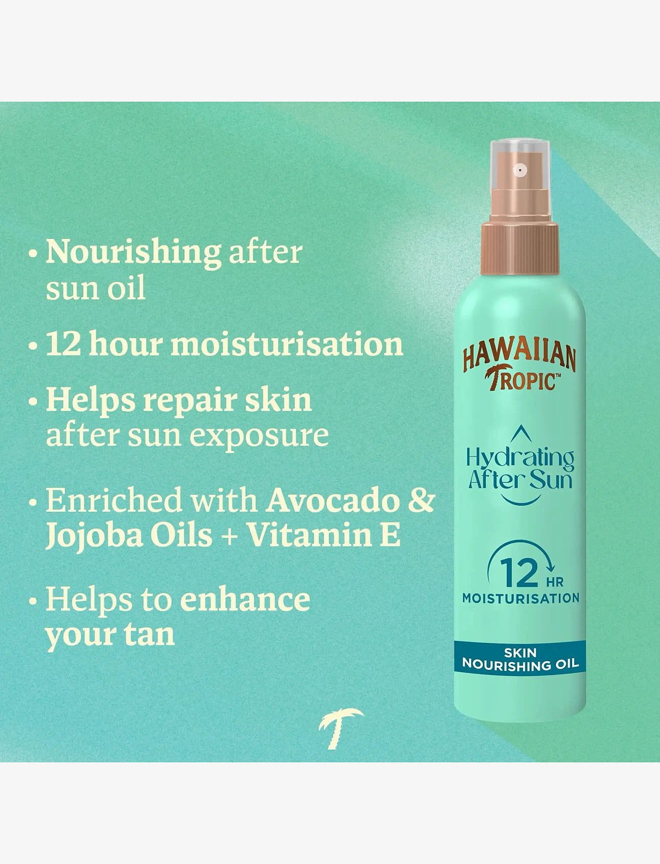 Hawaiian Tropic - Hydrating After Sun Skin Nourishing Oil 150 ml - kroppsvård - clear - 1