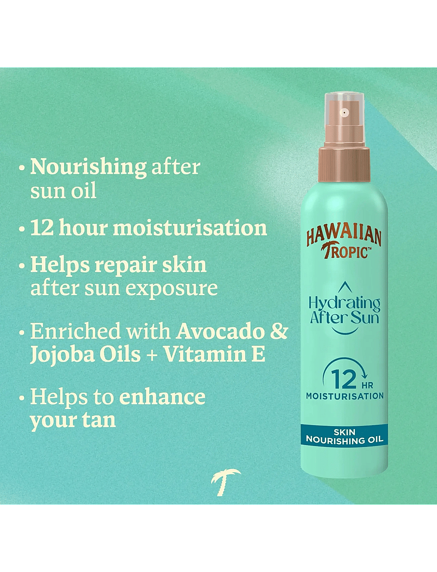 Hawaiian Tropic - Hydrating After Sun Skin Nourishing Oil 150 ml - keha - clear - 1