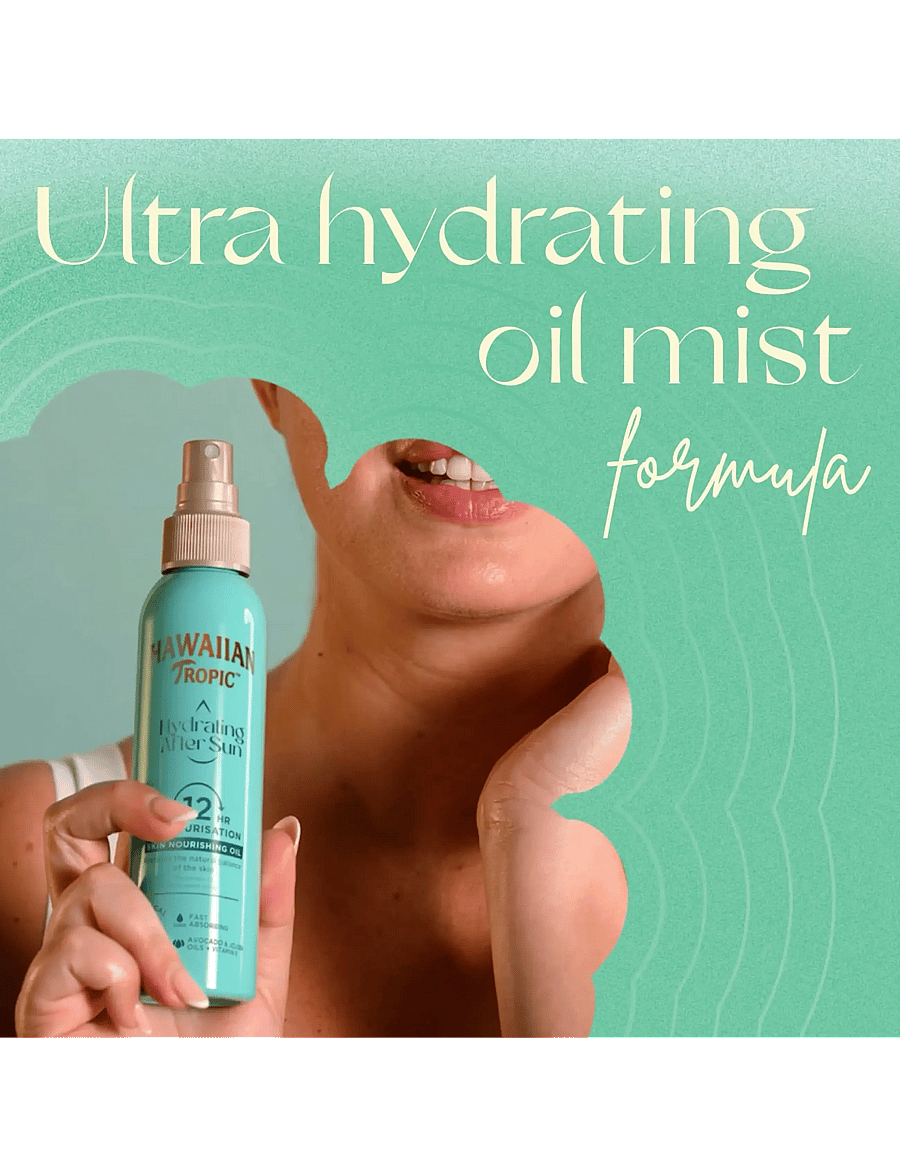 Hawaiian Tropic - Hydrating After Sun Skin Nourishing Oil 150 ml - keha - clear - 3