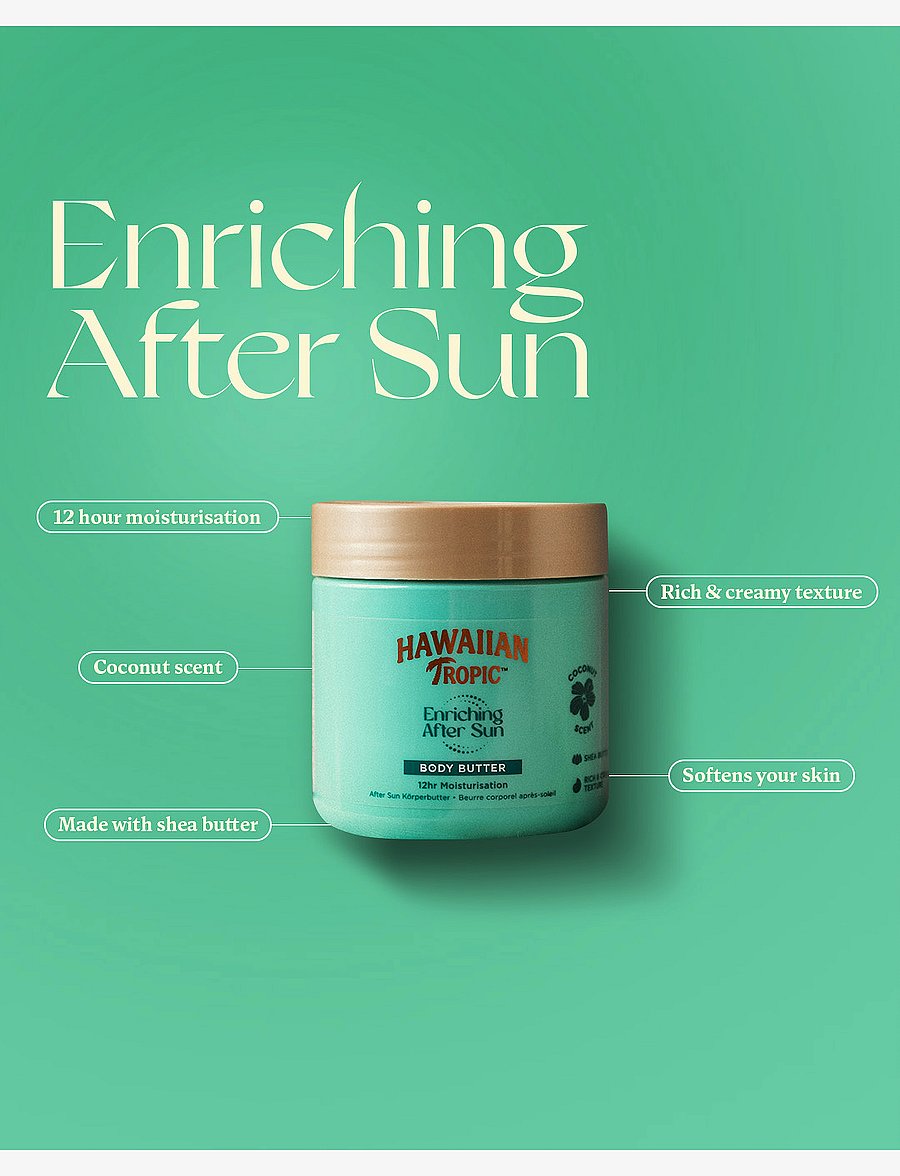 Hawaiian Tropic - Enriching Coconut Body Butter After Sun 250 ml - keha - clear - 5