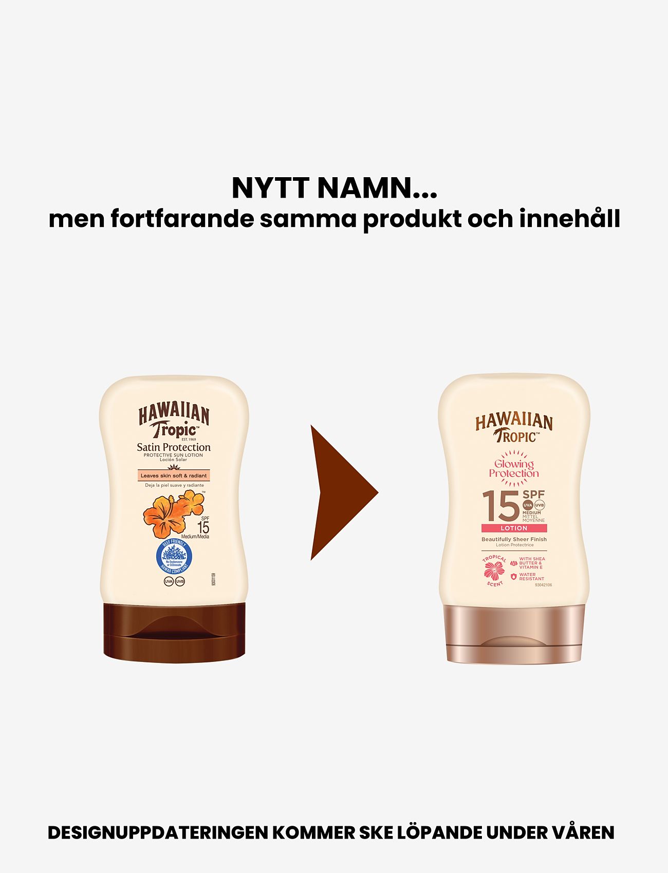 Hawaiian Tropic - Glowing Protection Lotion SPF15 100 ml - vartalolle - clear - 1