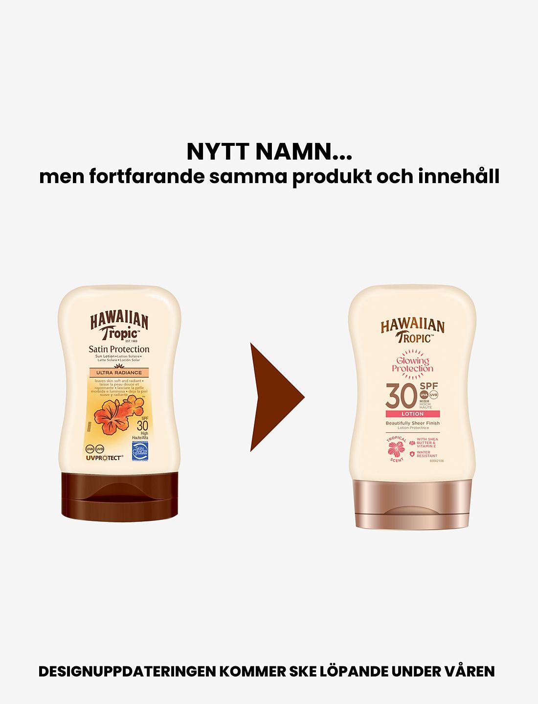 Hawaiian Tropic - Glowing Protection Lotion SPF30 100 ml - kehale - clear - 0