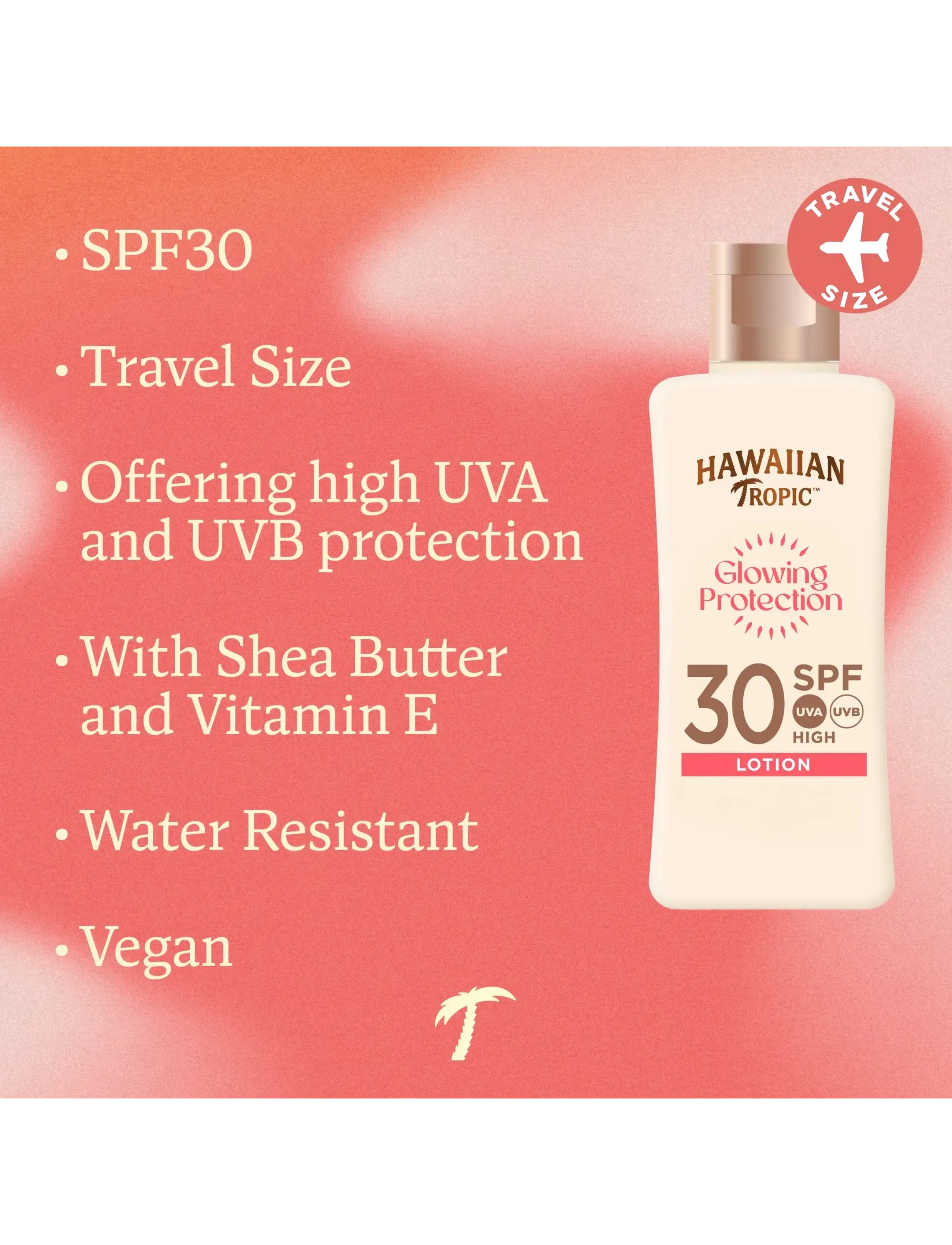 Hawaiian Tropic - Glowing Protection Lotion SPF30 75 ml - clear - 1