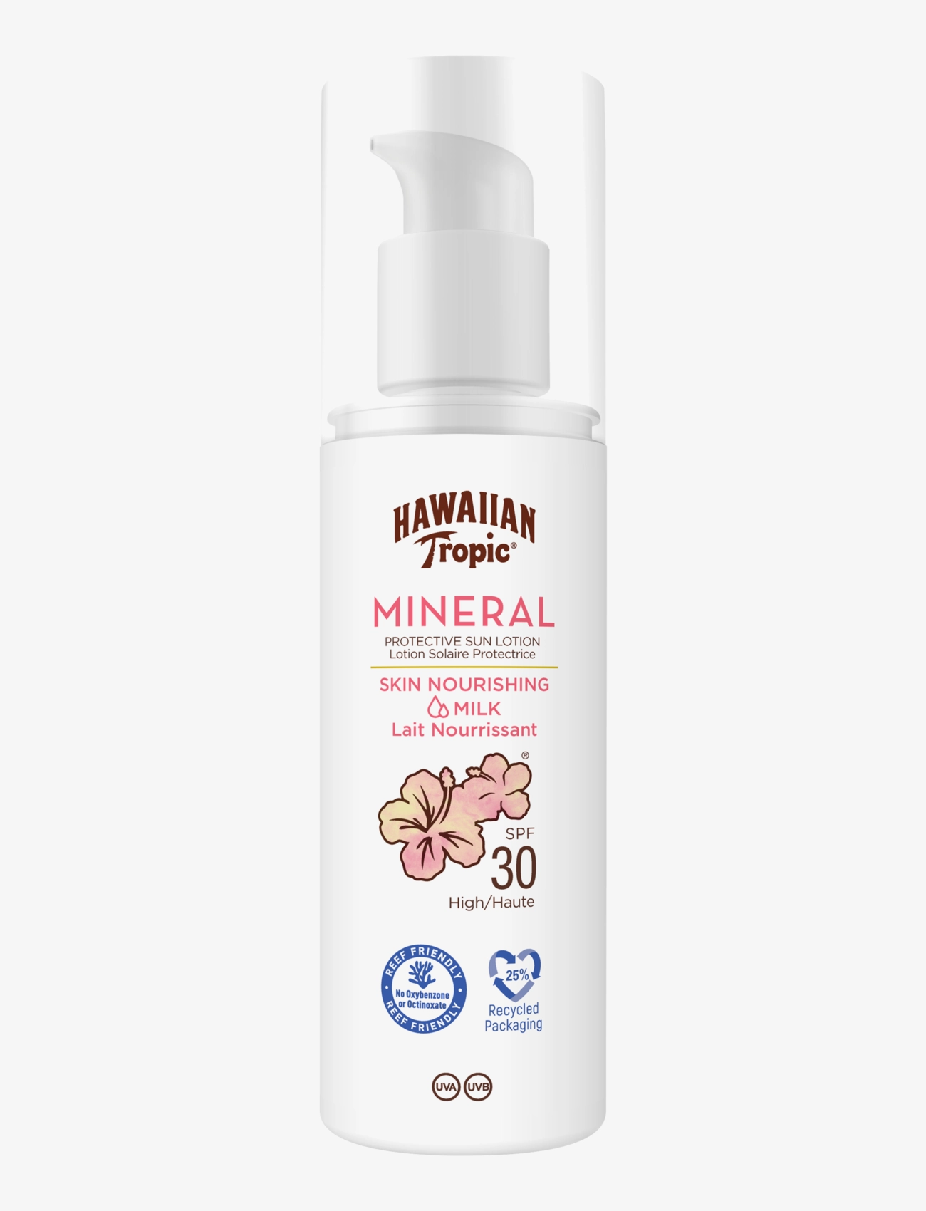 Hawaiian Tropic Mineral Sun Milk Lotion SPF30 100 ml - Sólarvörur - CLEAR / undefined