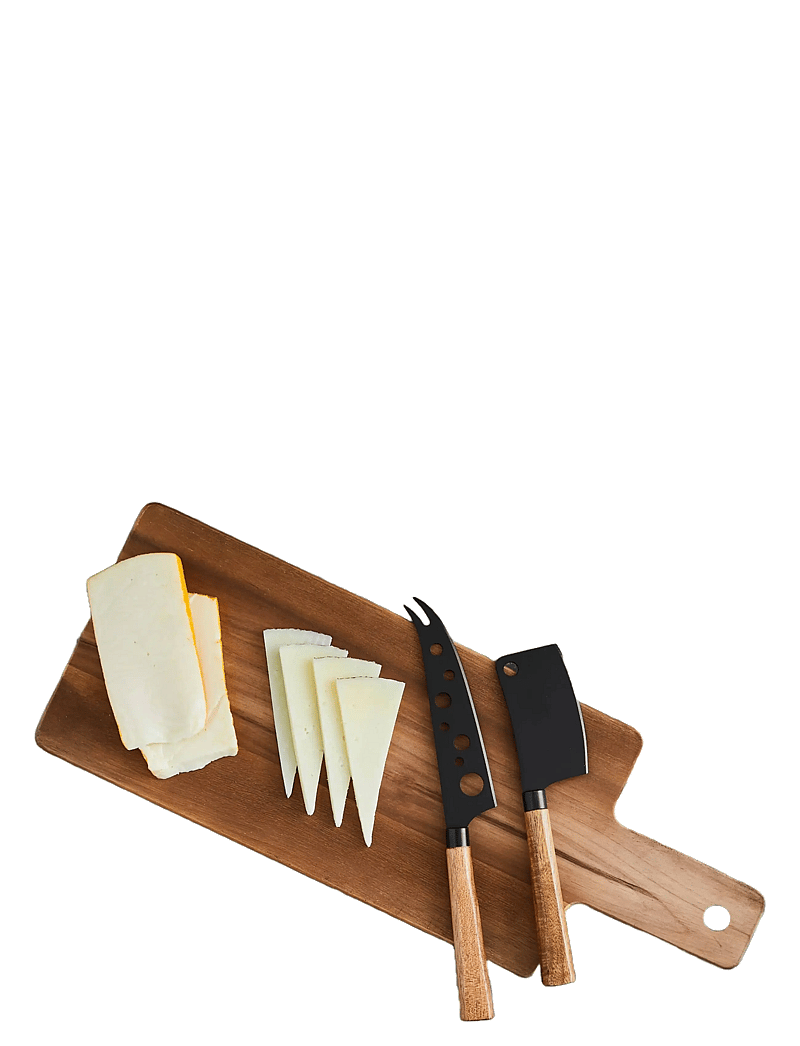 Hâws Santo - Hâws Santo Cheese Set 2 knives and cutting board - käsemesser - brown - 1