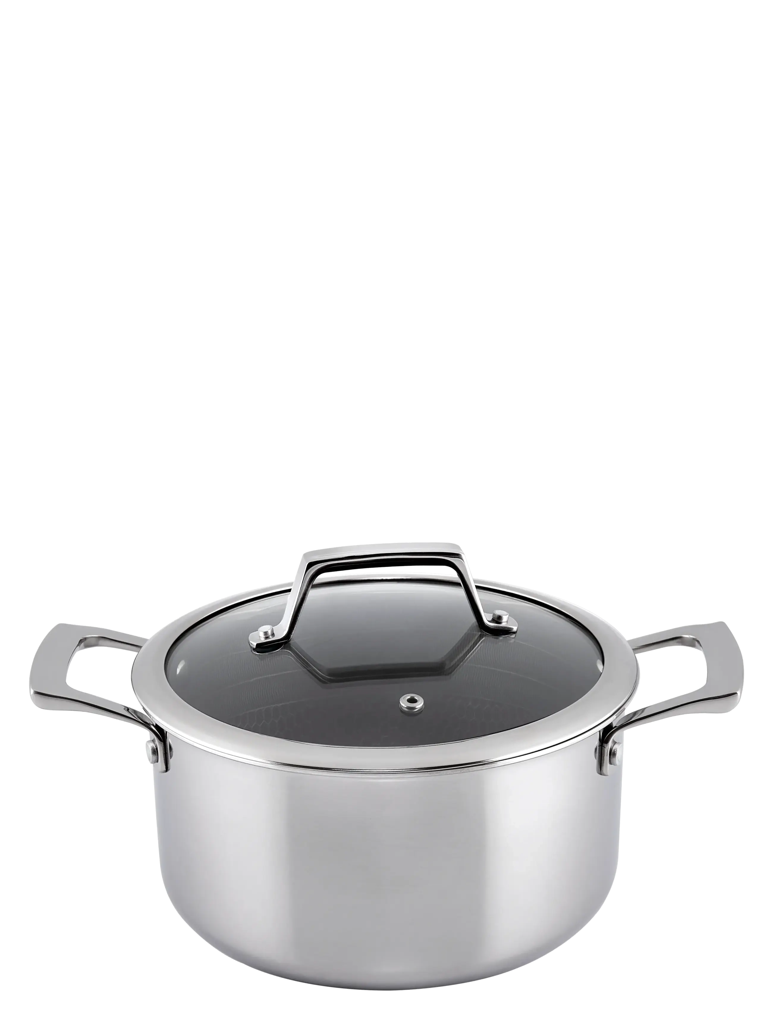 Hâws Santo Hâws Santo Casserole 3.4L w/Lid Hybrid coating - Virtuve - SILVER / silver