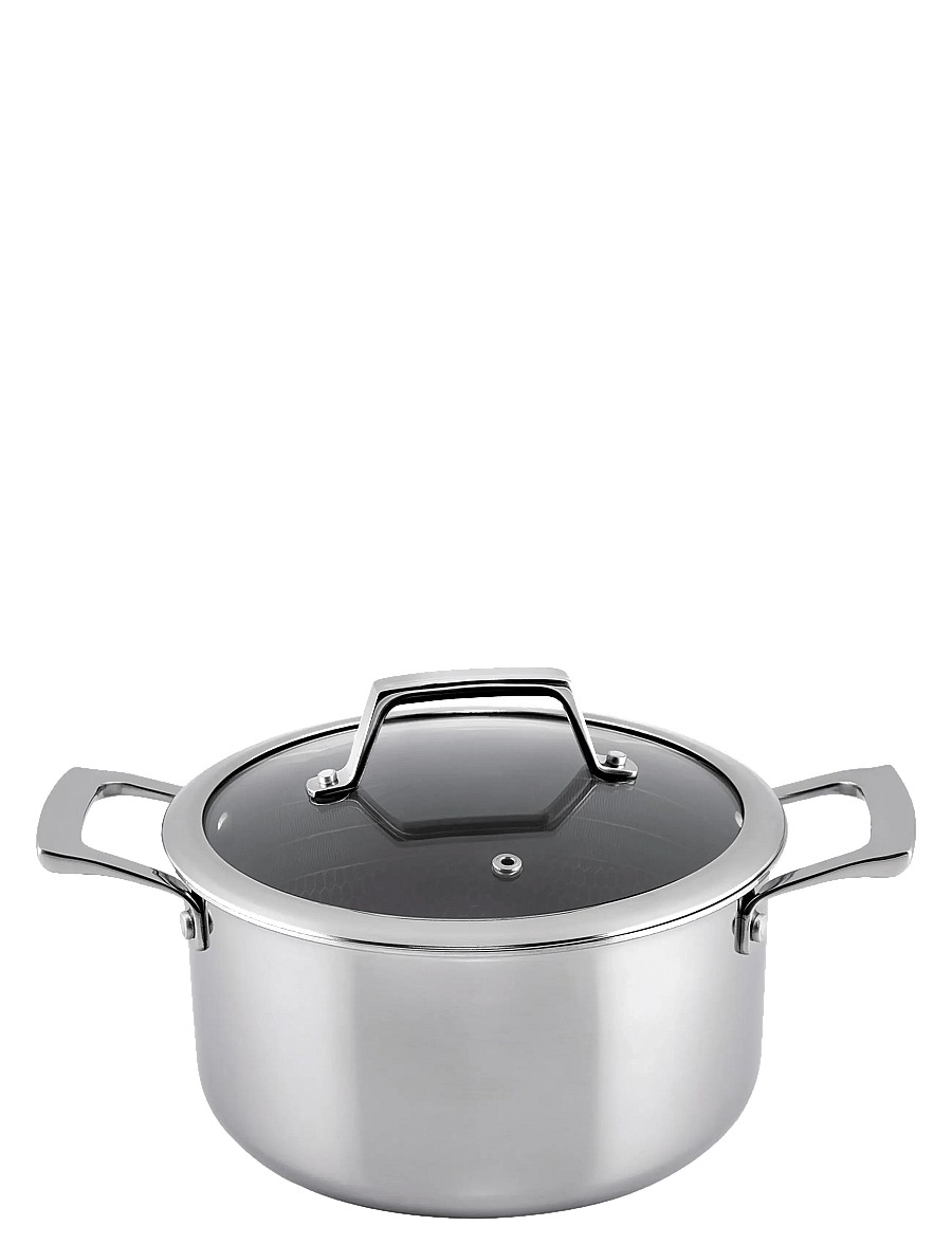 Hâws Santo - Hâws Santo Casserole 3.4L w/Lid Hybrid coating - pajad - silver - 1