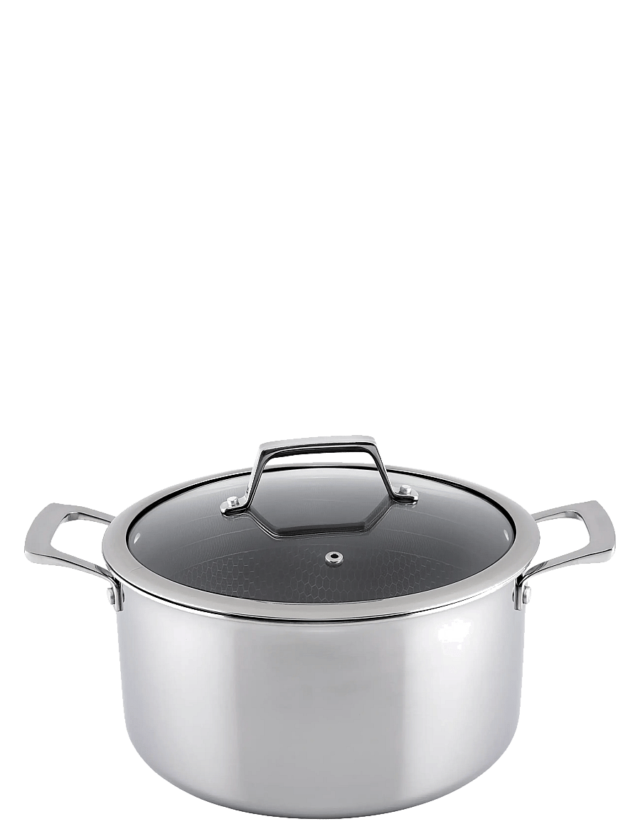 Hâws Santo - Hâws Santo Casserole 5.8L w/Lid Hybrid coating - malmist potid - silver - 1