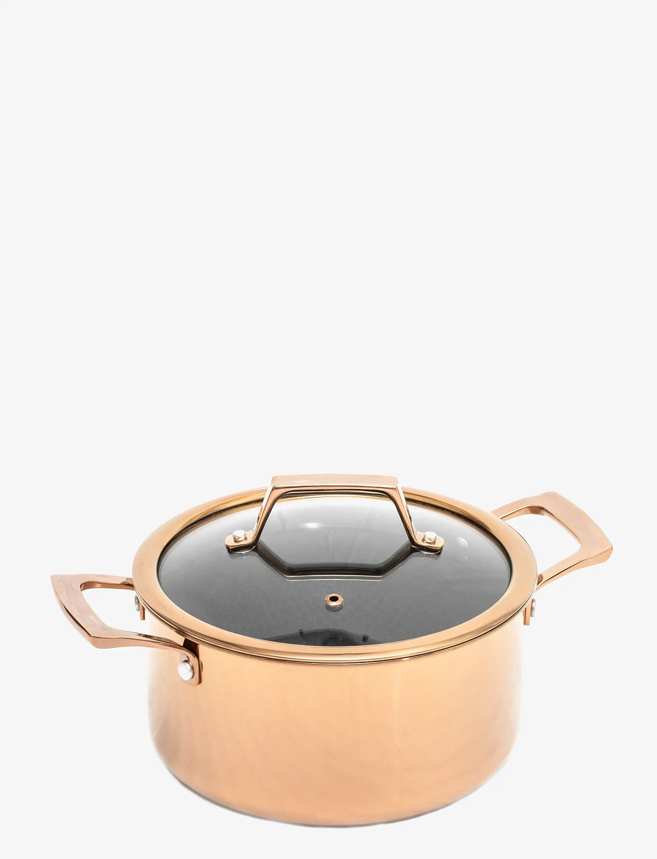 Hâws Santo - Hâws Santo Casserole 3.4L w/Lid Hybrid coating Rose Gold - pajad - rose - 0