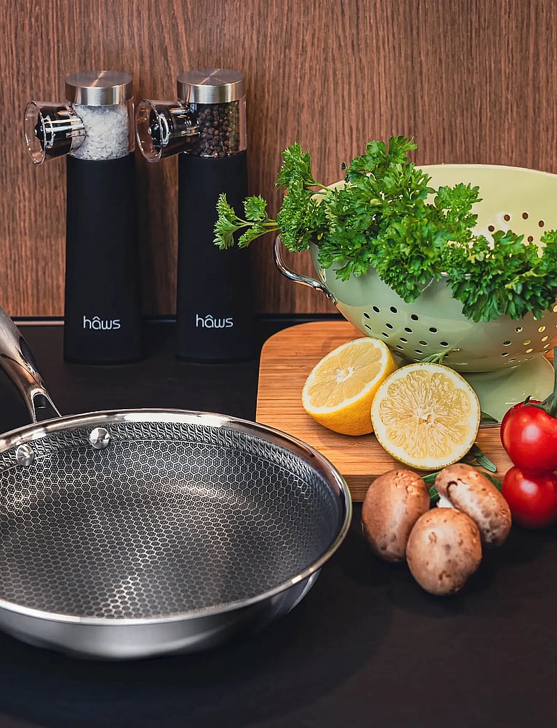 Hâws Santo - Hâws Santo Frying Pan 24cm Hybrid coating - bratpfannen - silver - 2