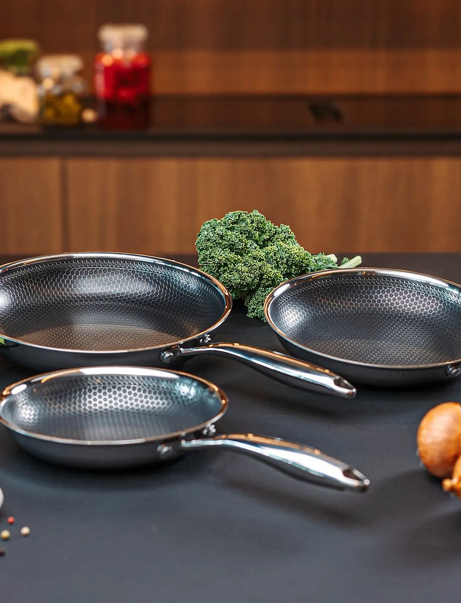 Hâws Santo - Hâws Santo Frying Pan 24cm Hybrid coating - bratpfannen - silver - 4