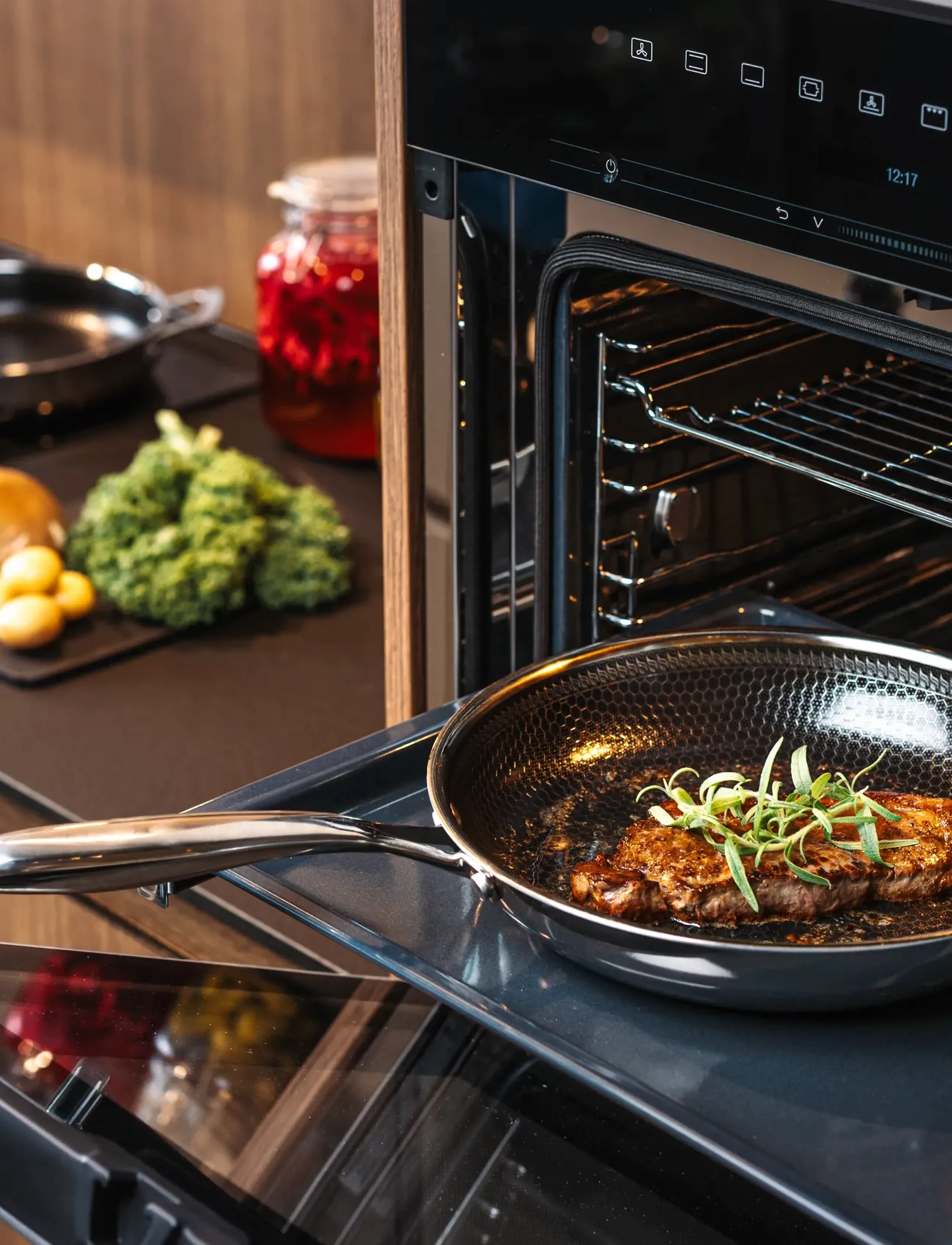 Hâws Santo Frying Pan 28Cm Hybrid Coating, Ø 28 cm, Pots & Pans, Silber - Homeware
