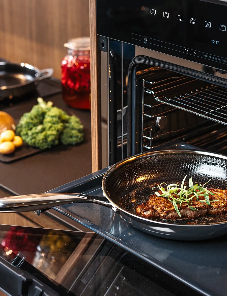 Hâws Santo - Hâws Santo Frying Pan 28cm Hybrid coating - praepannid ja pannid - silver - 0