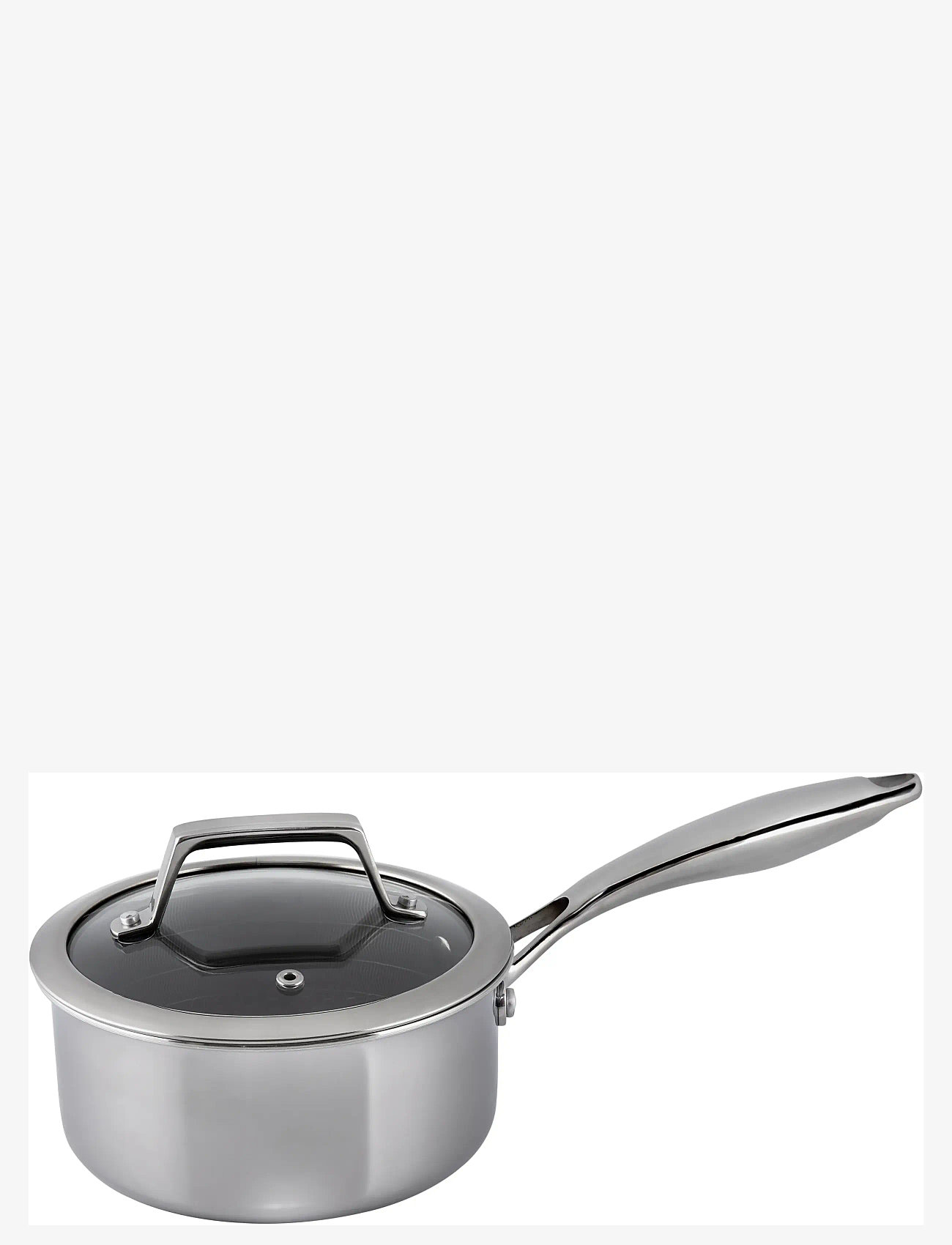 Hâws Santo - Hâws Santo Saucepan 1.5L w/Lid Hybrid coating - stieltöpfe - silver - 0