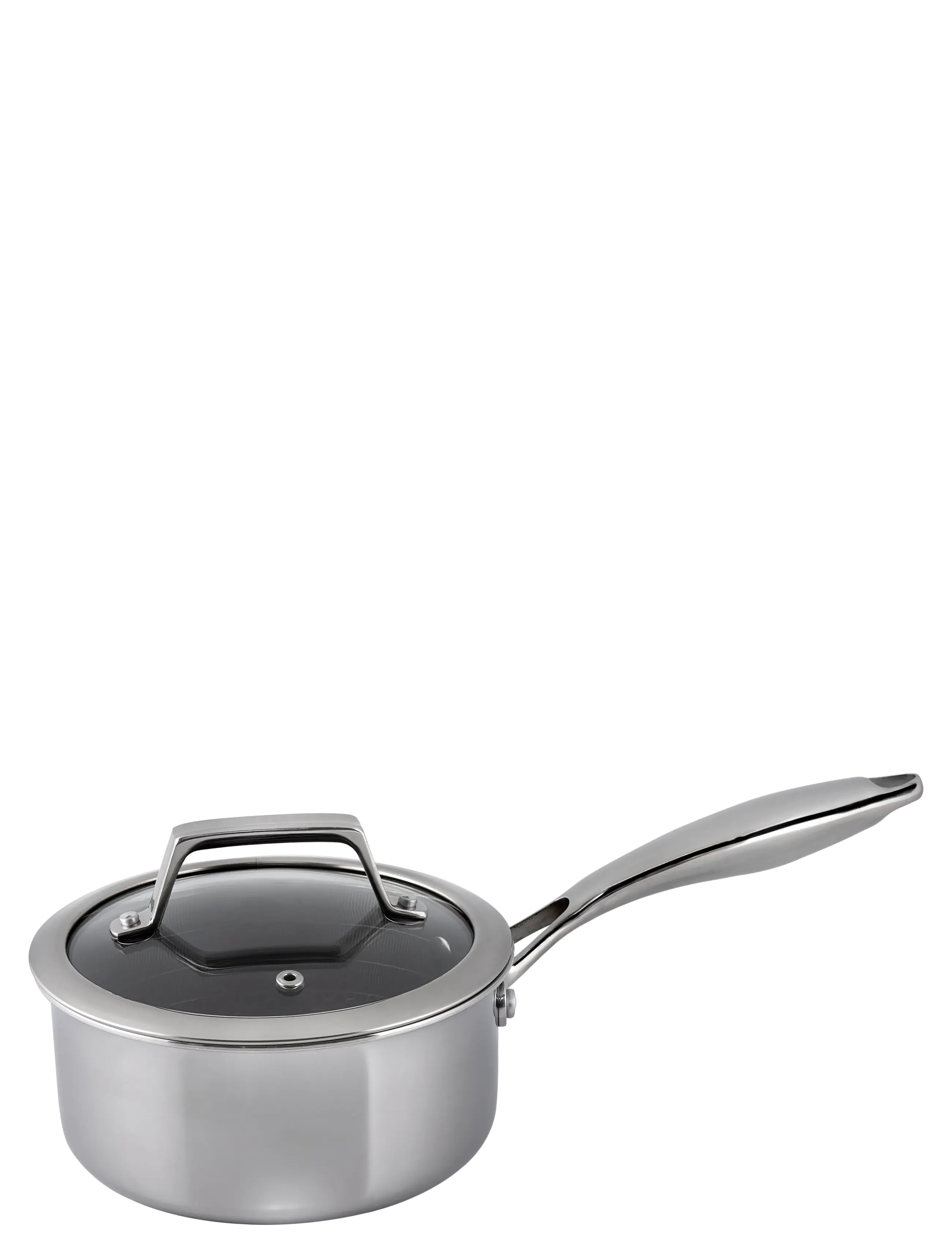 Hâws Santo Hâws Santo Saucepan 1.5L w/Lid Hybrid coating - Visa allt - SILVER / silver