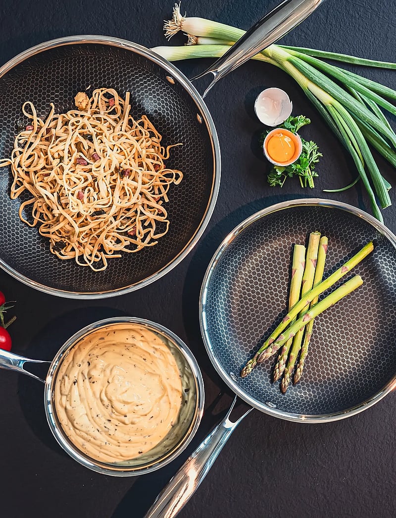 Hâws Santo - Hâws Santo Saucepan 1.5L w/Lid Hybrid coating - stieltöpfe - silver - 3