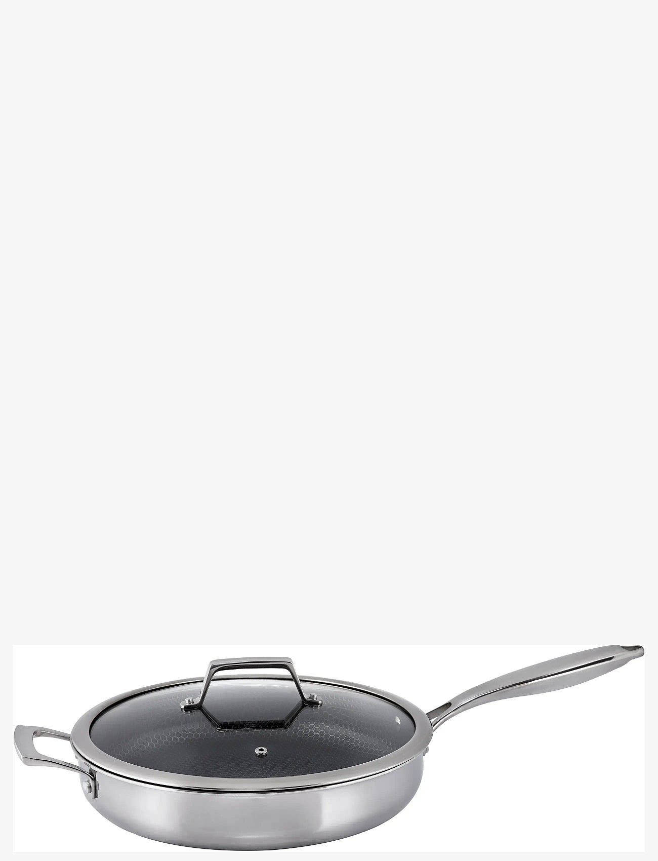 Hâws Santo - Hâws Santo Sauté Pan 28cm w/Lid Hybrid coating - saucier & sauté pans - silver - 0