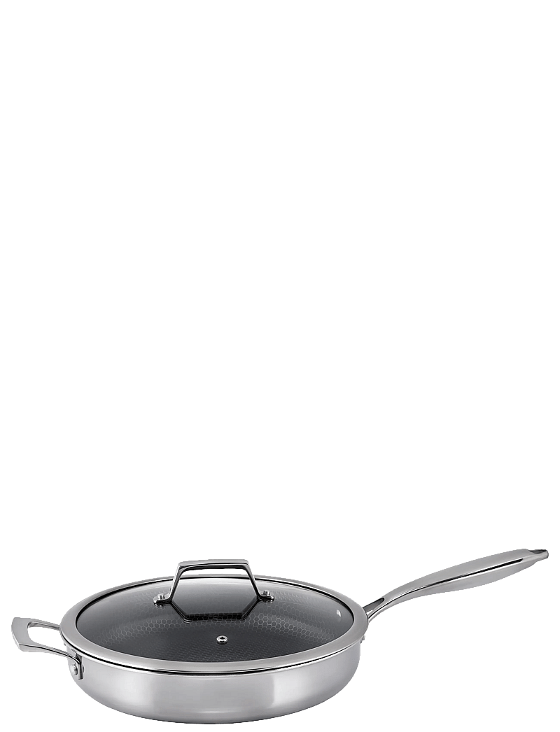 Hâws Santo - Hâws Santo Sauté Pan 28cm w/Lid Hybrid coating - kastmepotid ja -pannid - silver - 1