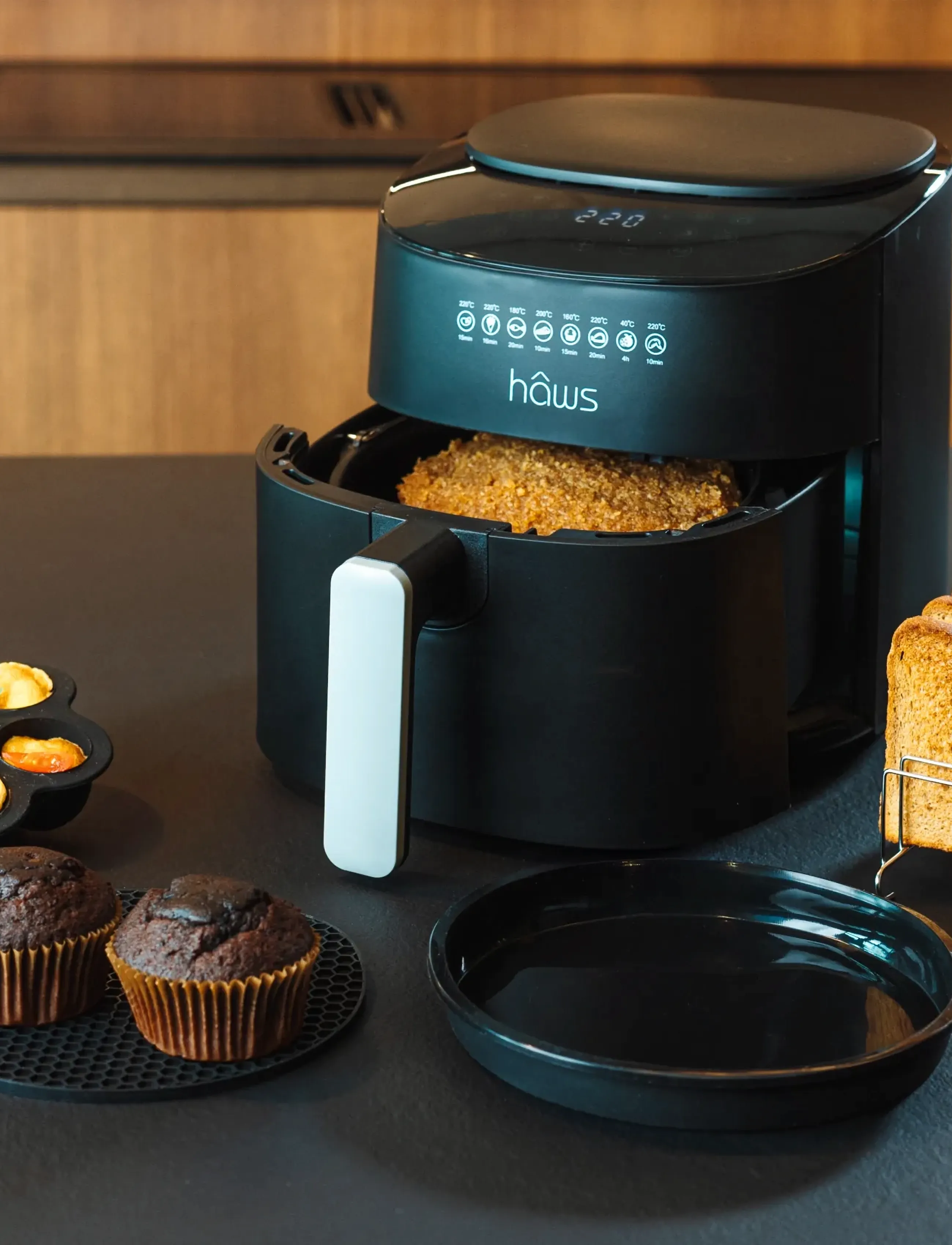 Hâws - Hâws AFAK5 Birkholm Air Fryer Accessory Kit 5 Pcs. - loftsteikingapottar - black - 5
