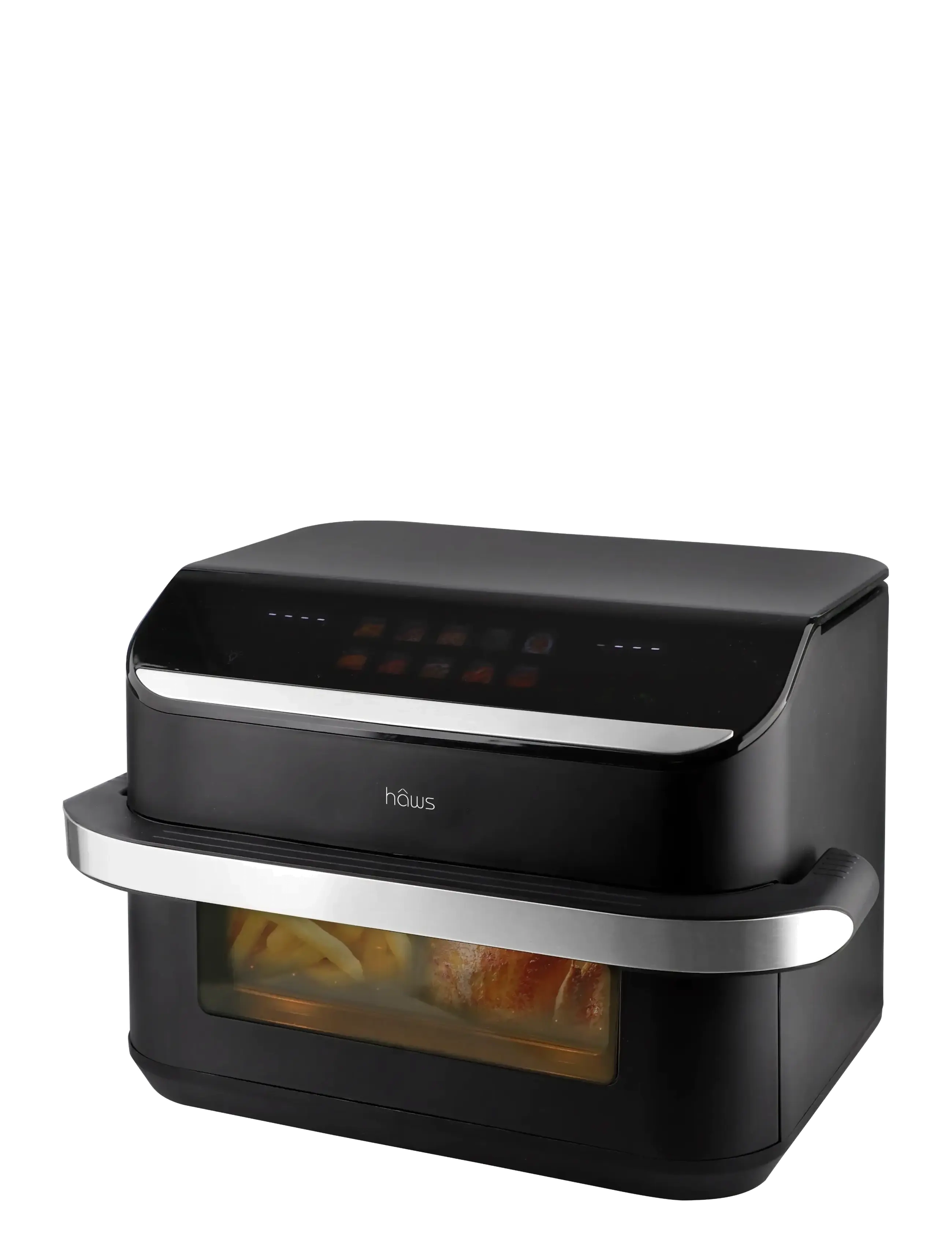 Hâws - Air Fryer 10L w. Divider 2400W Dual Heater PFAS Free Coating - heißluftfritteusen - black - 2